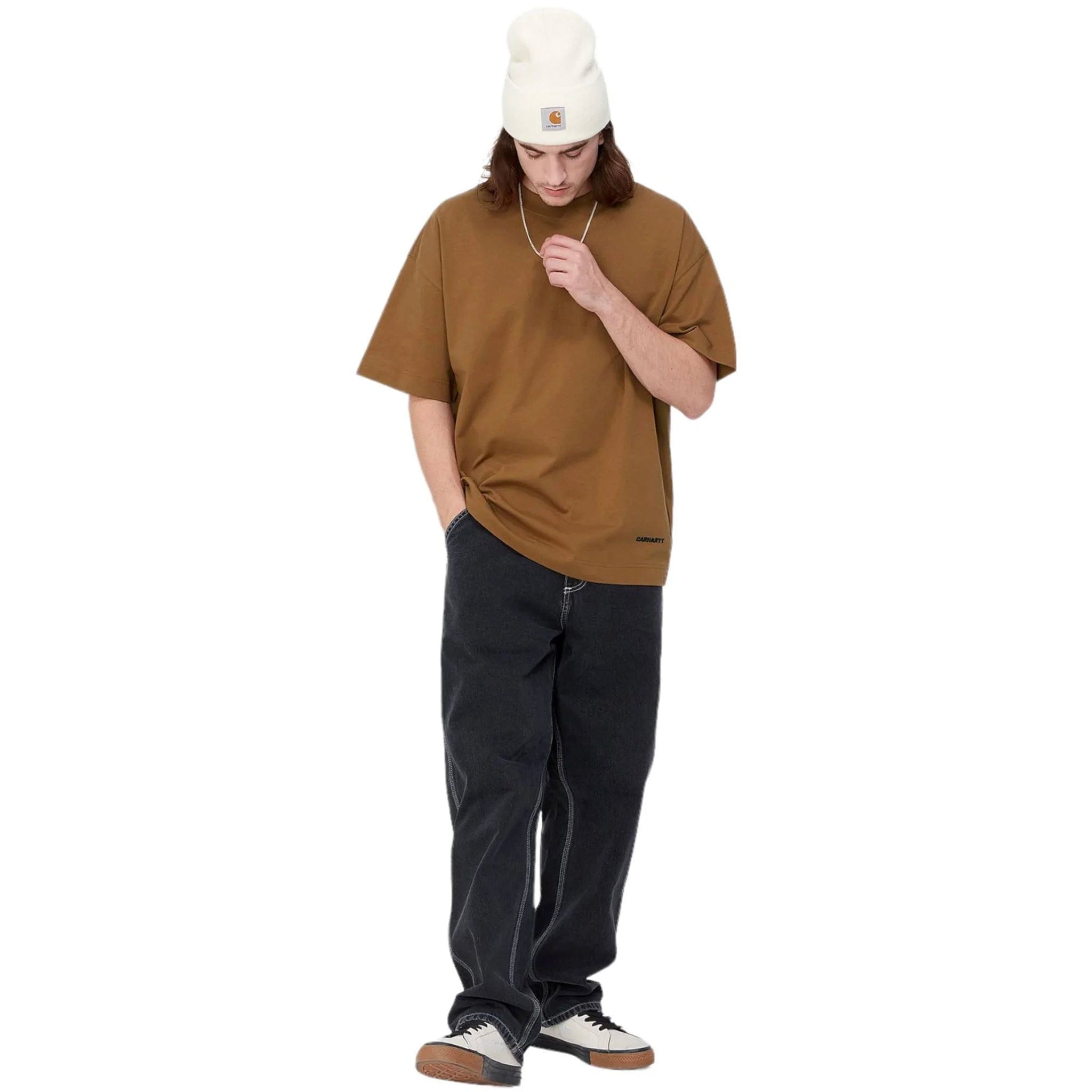 Carhartt WIP Link Script T-Shirt (Hamilton Brown)