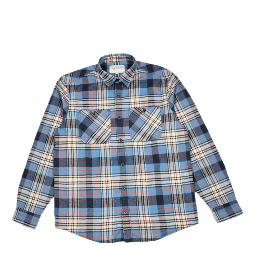 Carhartt WIP L/s Dunbar Shirt 100% Cotton H Dunbar Check, Skydive