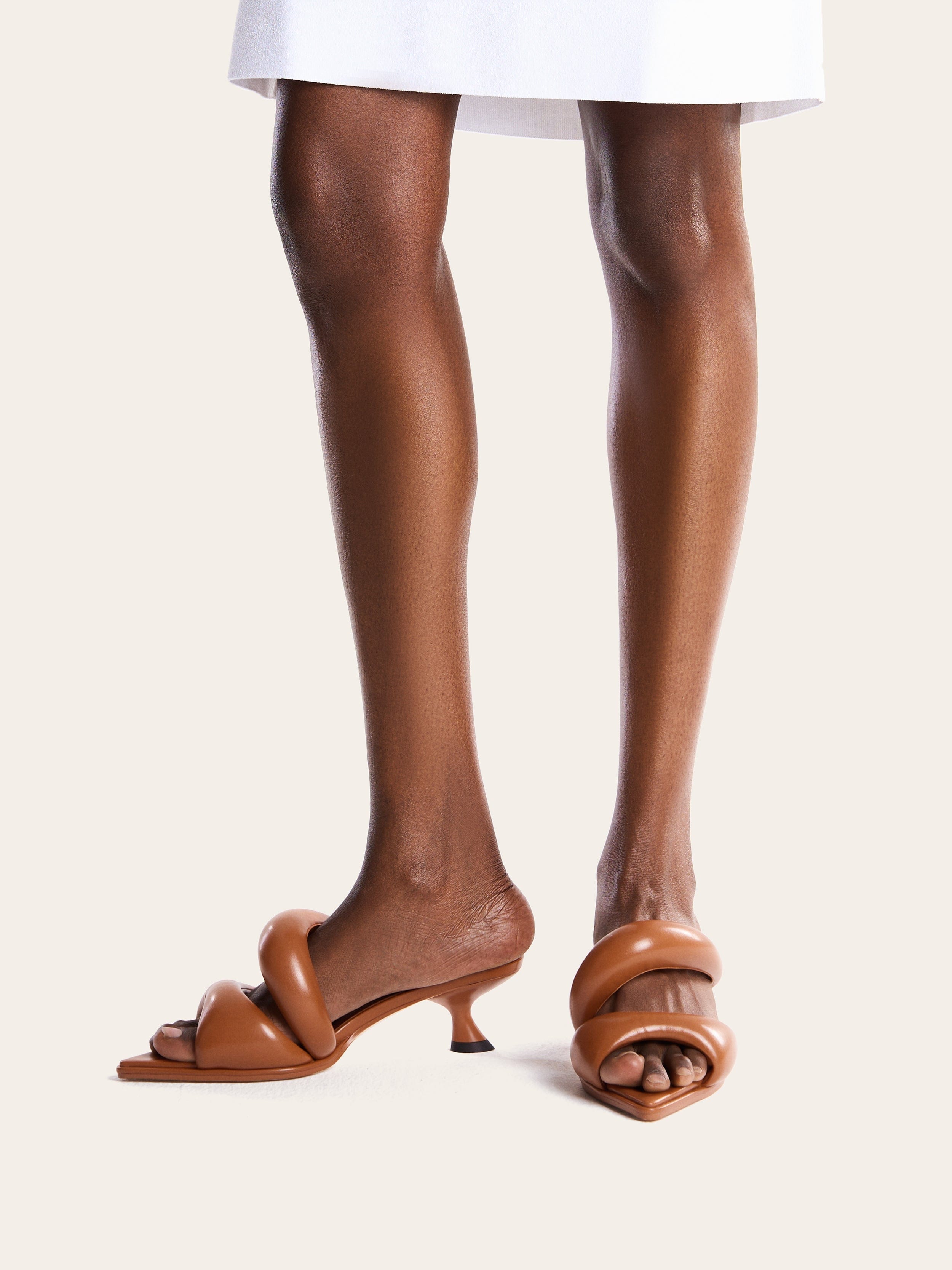 Jw Pei Sara Mule Caramel Brown