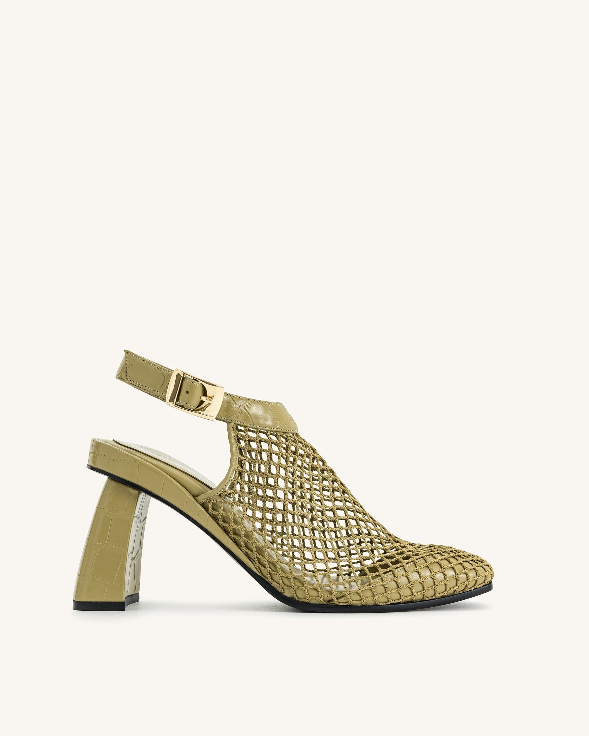 Jw Pei Genesis Heeled Sandals Olive Green