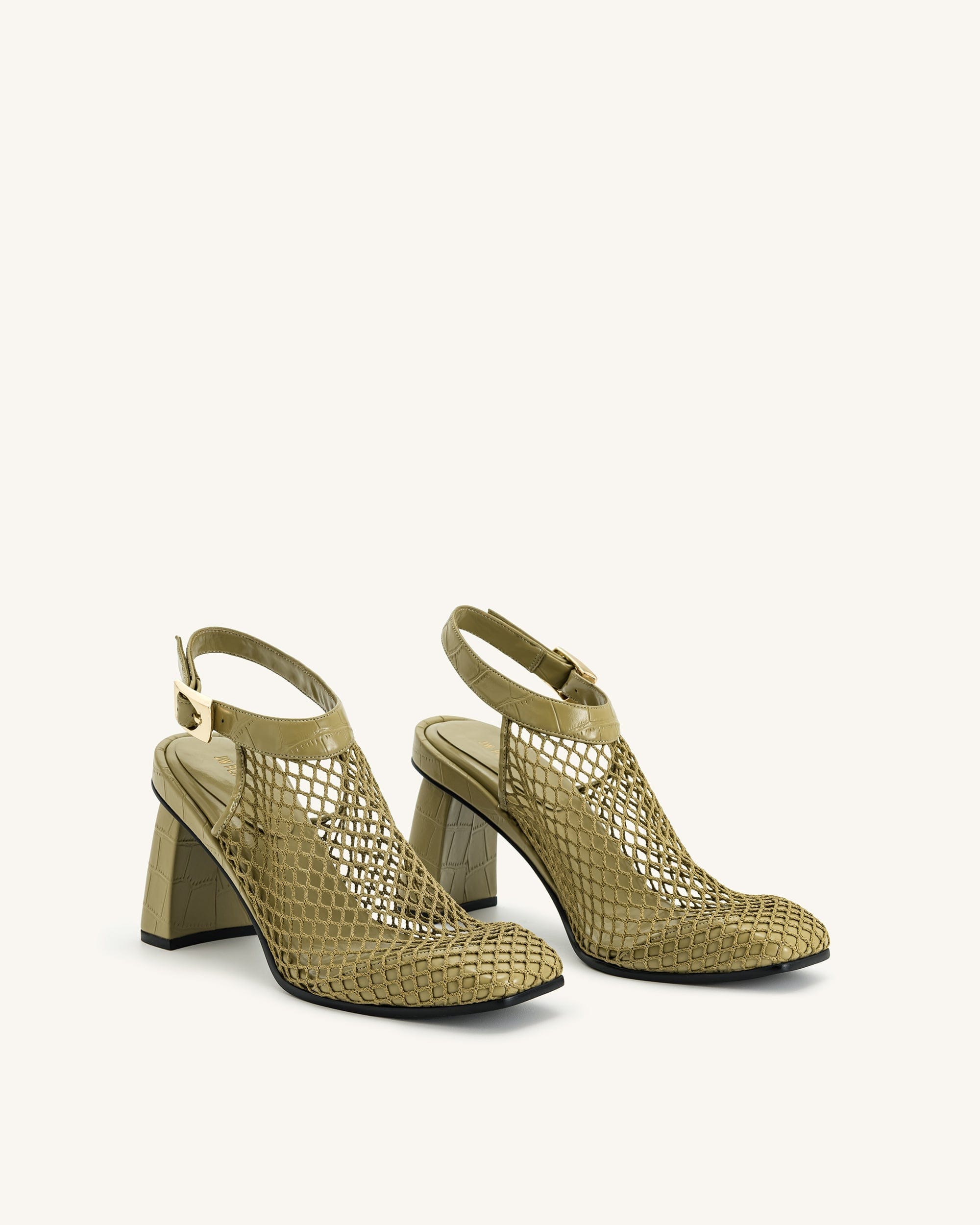 Jw Pei Genesis Heeled Sandals Olive Green