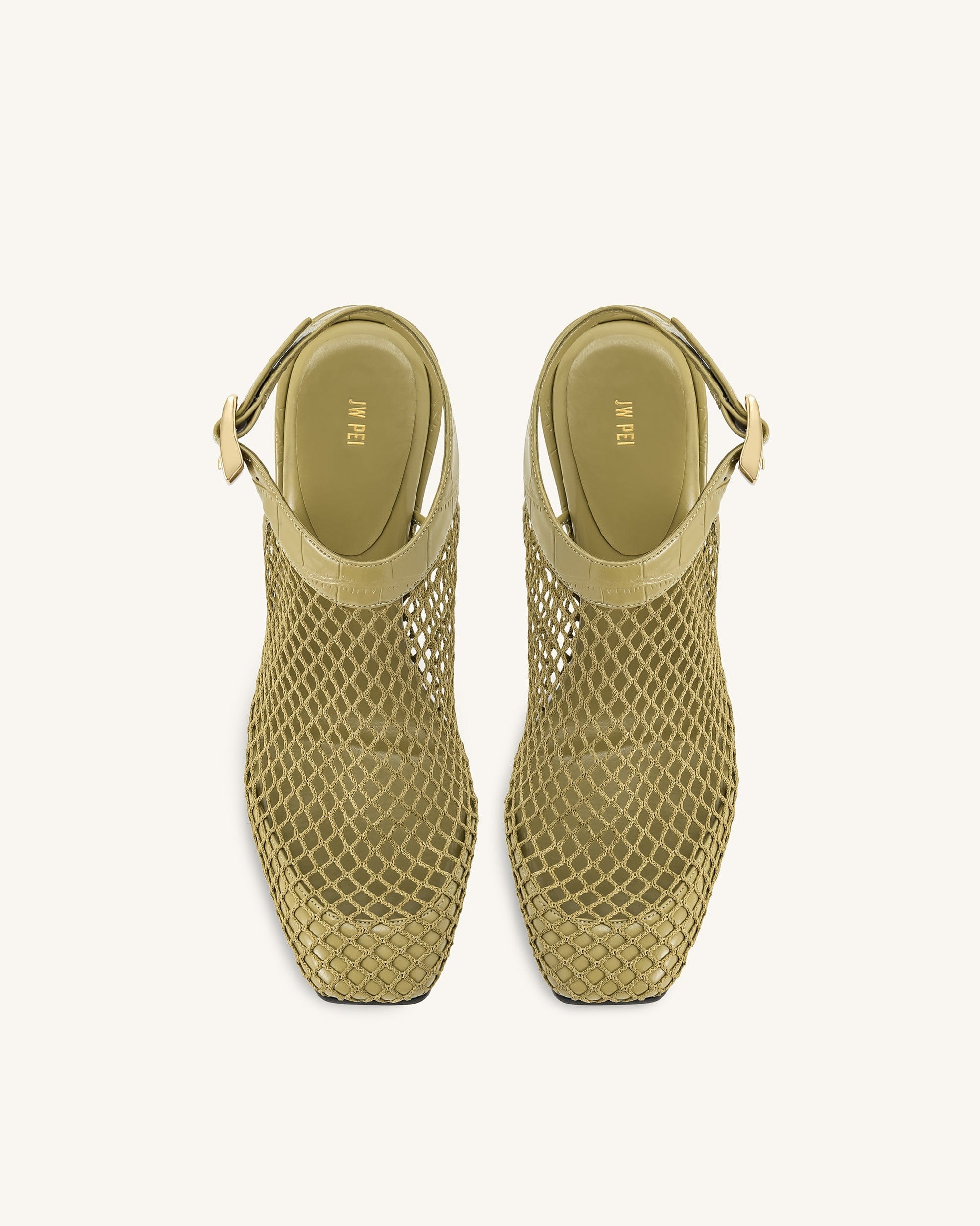 Jw Pei Genesis Heeled Sandals Olive Green