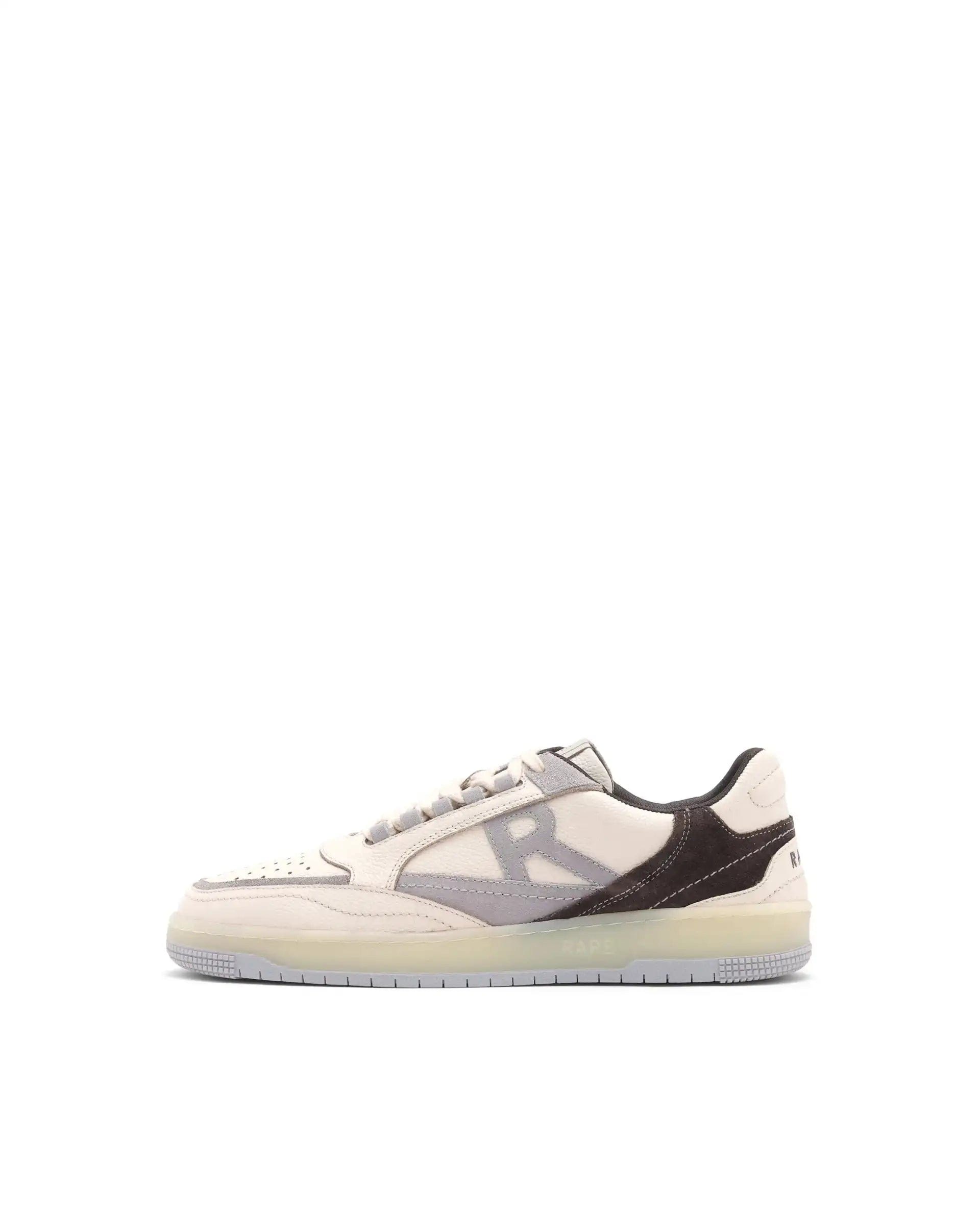 RAREZ Rare Rabbit Men's Amur Off White Plain Shoes