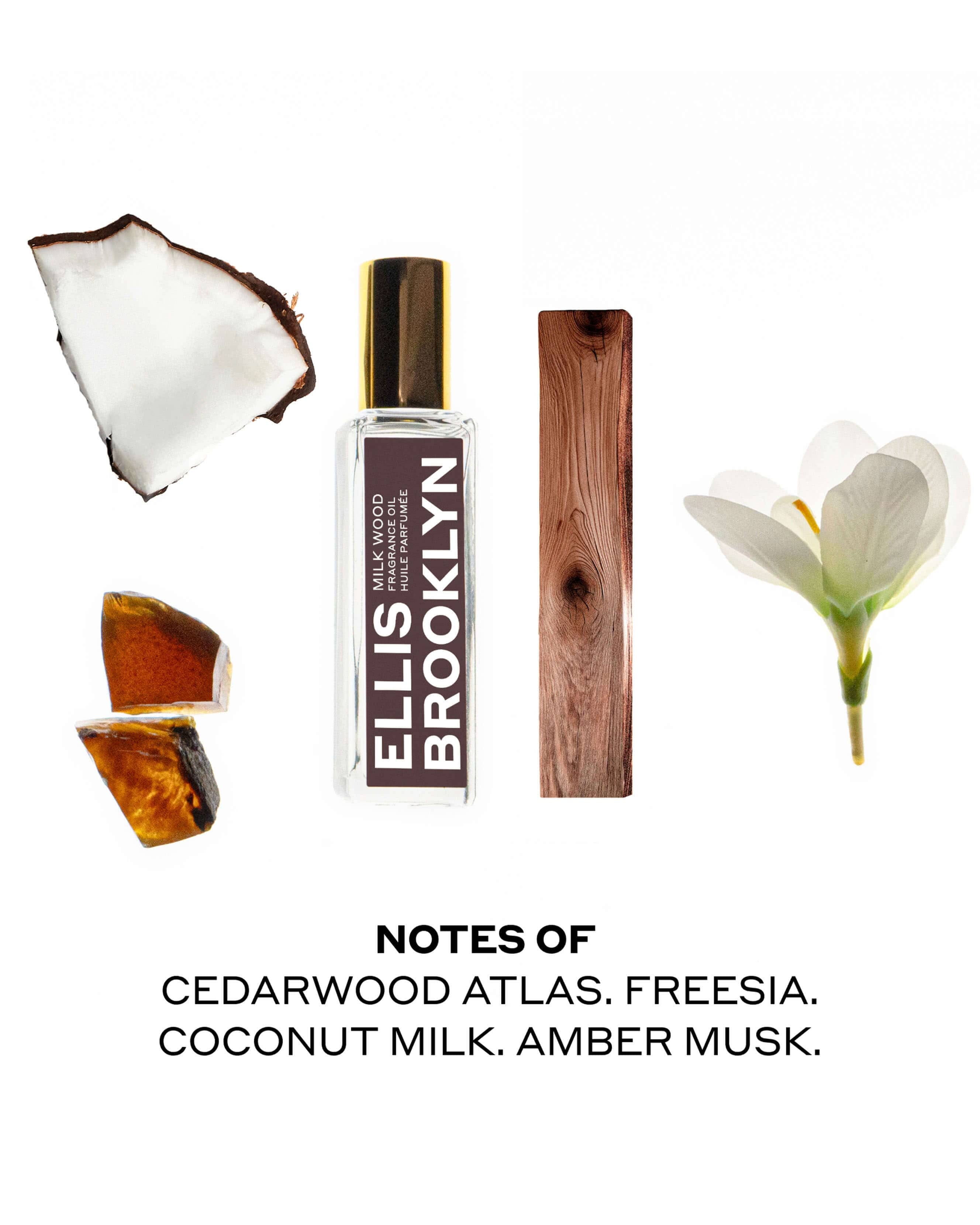 Ellis Brooklyn Milk Wood Perfume Oil Rollerball