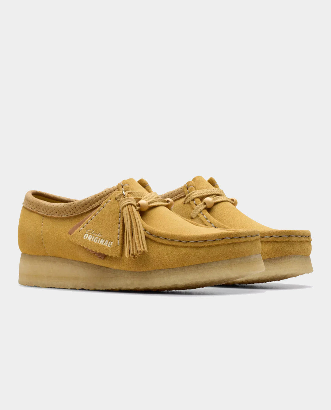 Clarks Originals - Women’s Wallabee Shoe - Golden Tan Suede