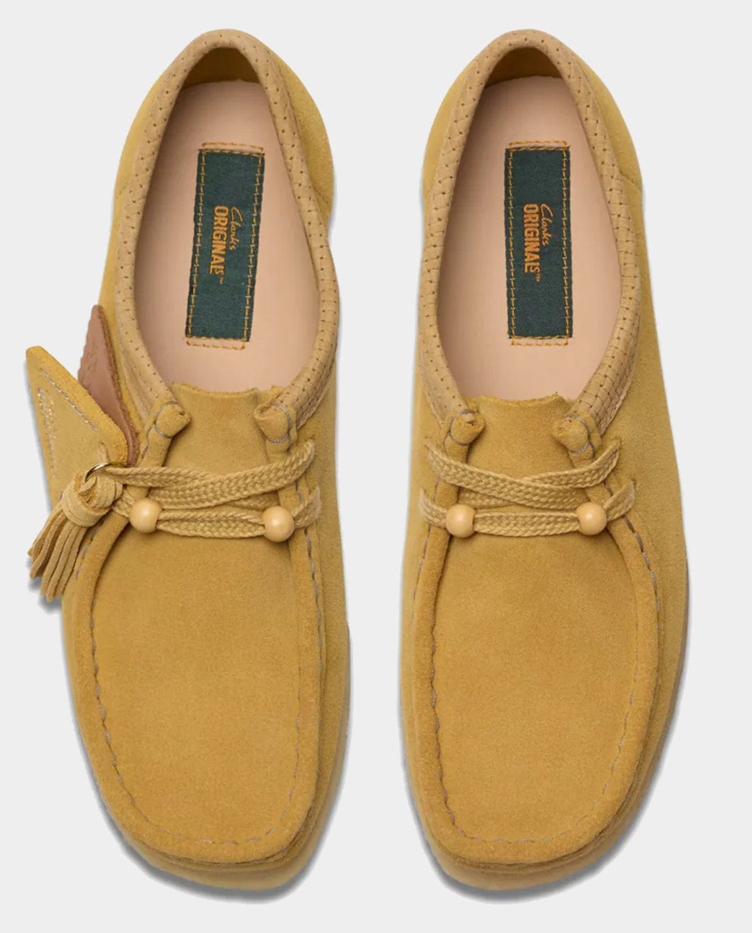 Clarks Originals - Women’s Wallabee Shoe - Golden Tan Suede