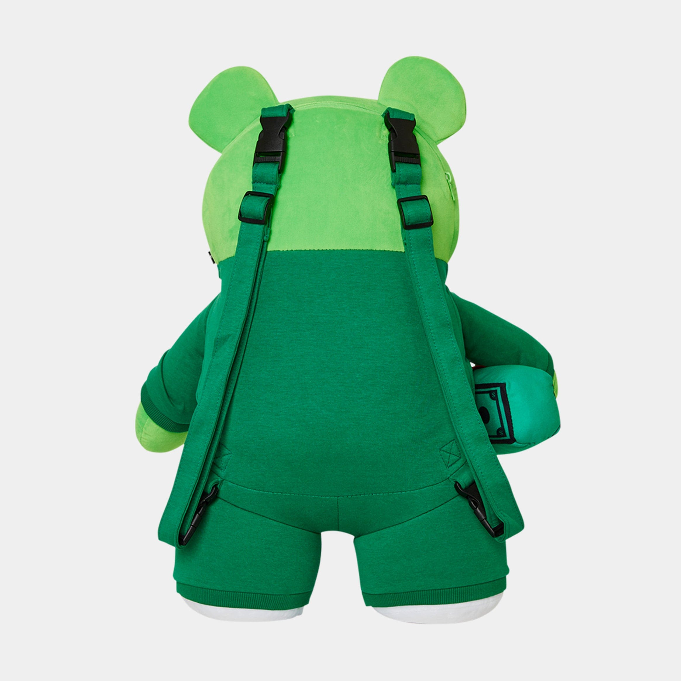 Sprayground Squid Game Contestant Bear Mens Backpack (Green/White)