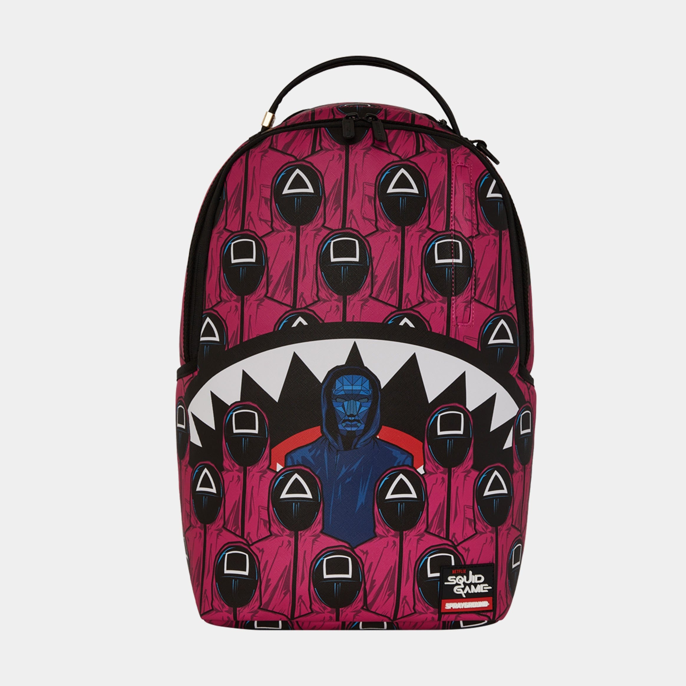 Sprayground Squid Game Embossed Mens Backpack (Purple/Black)