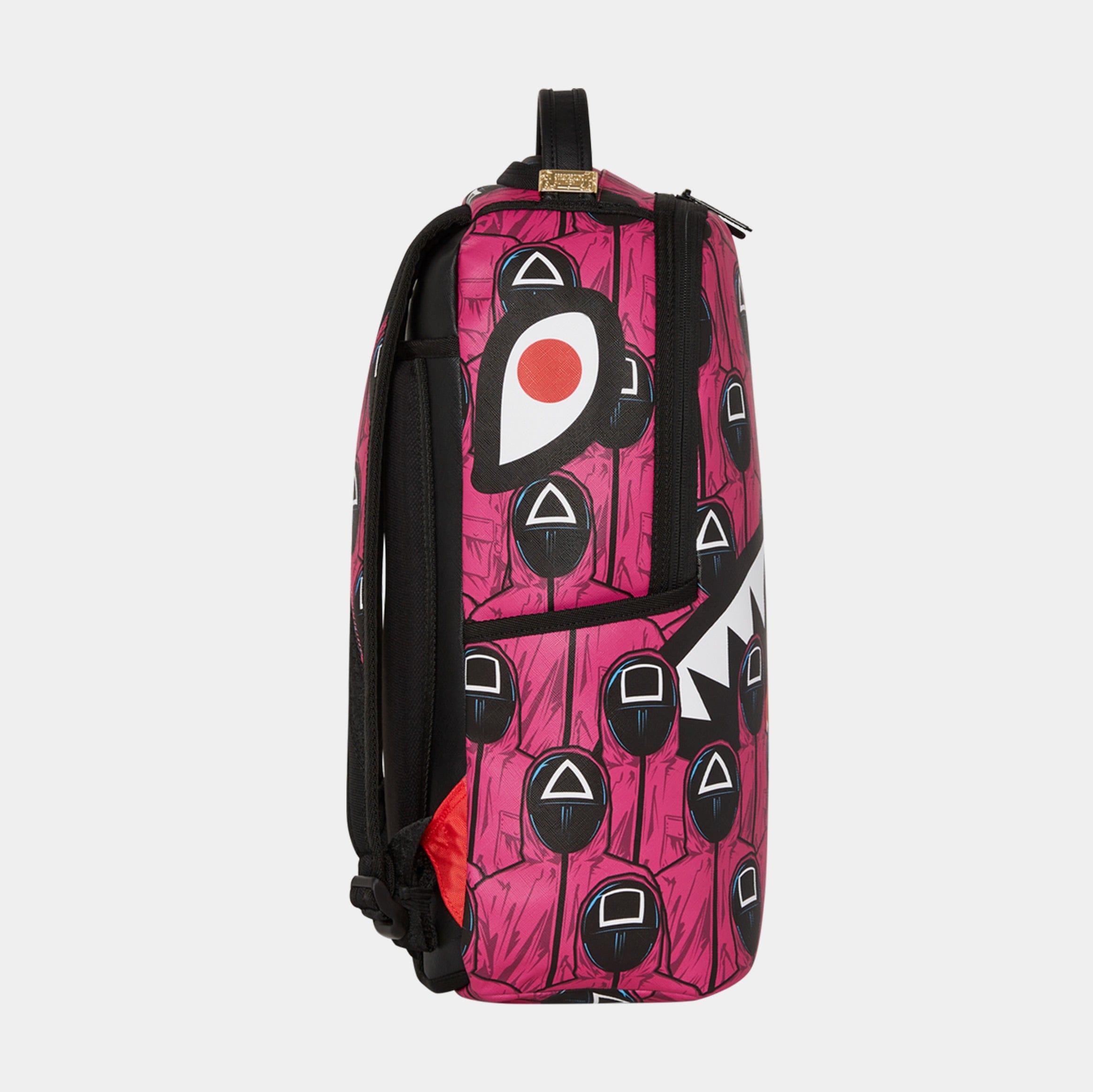 Sprayground Squid Game Embossed Mens Backpack (Purple/Black)