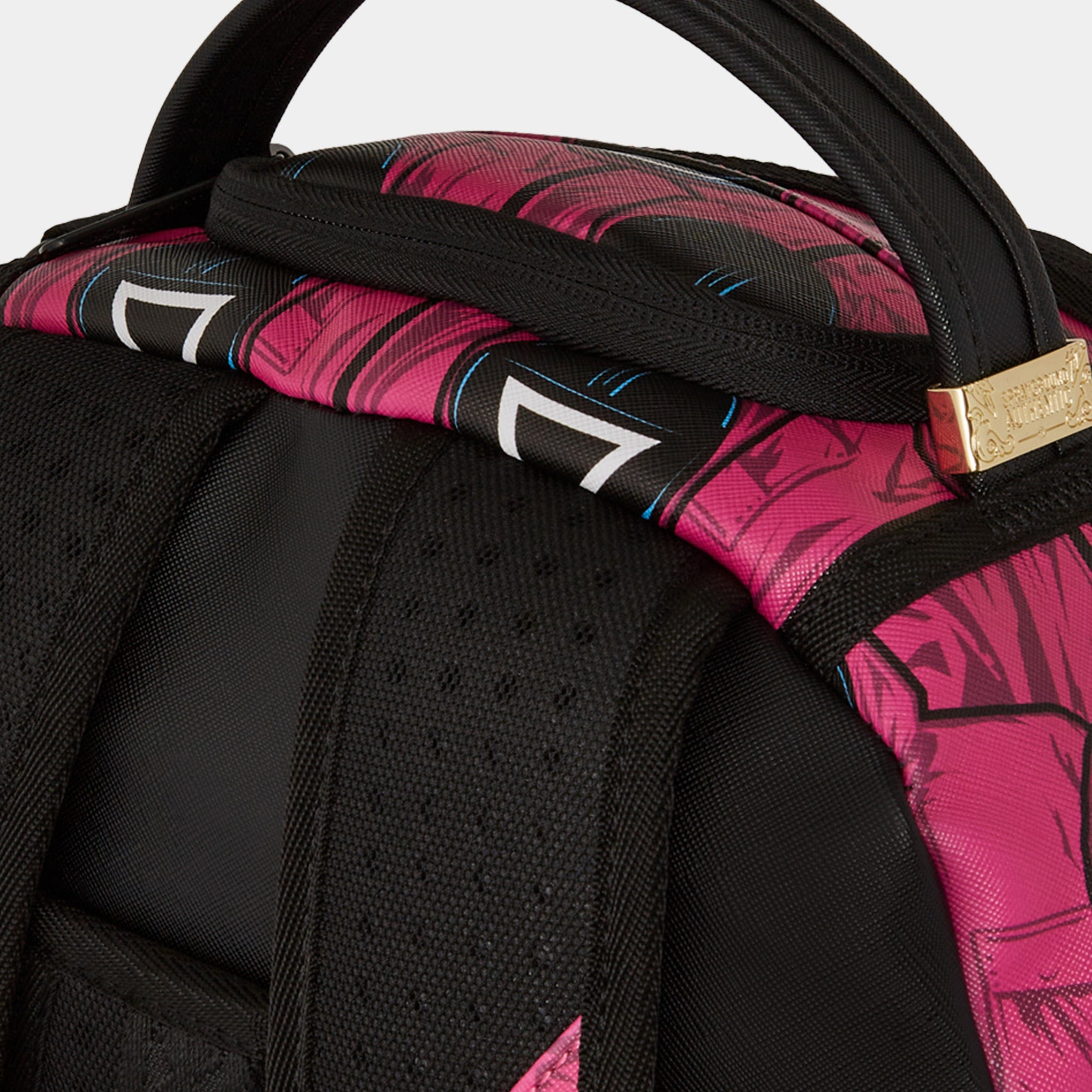 Sprayground Squid Game Embossed Mens Backpack (Purple/Black)
