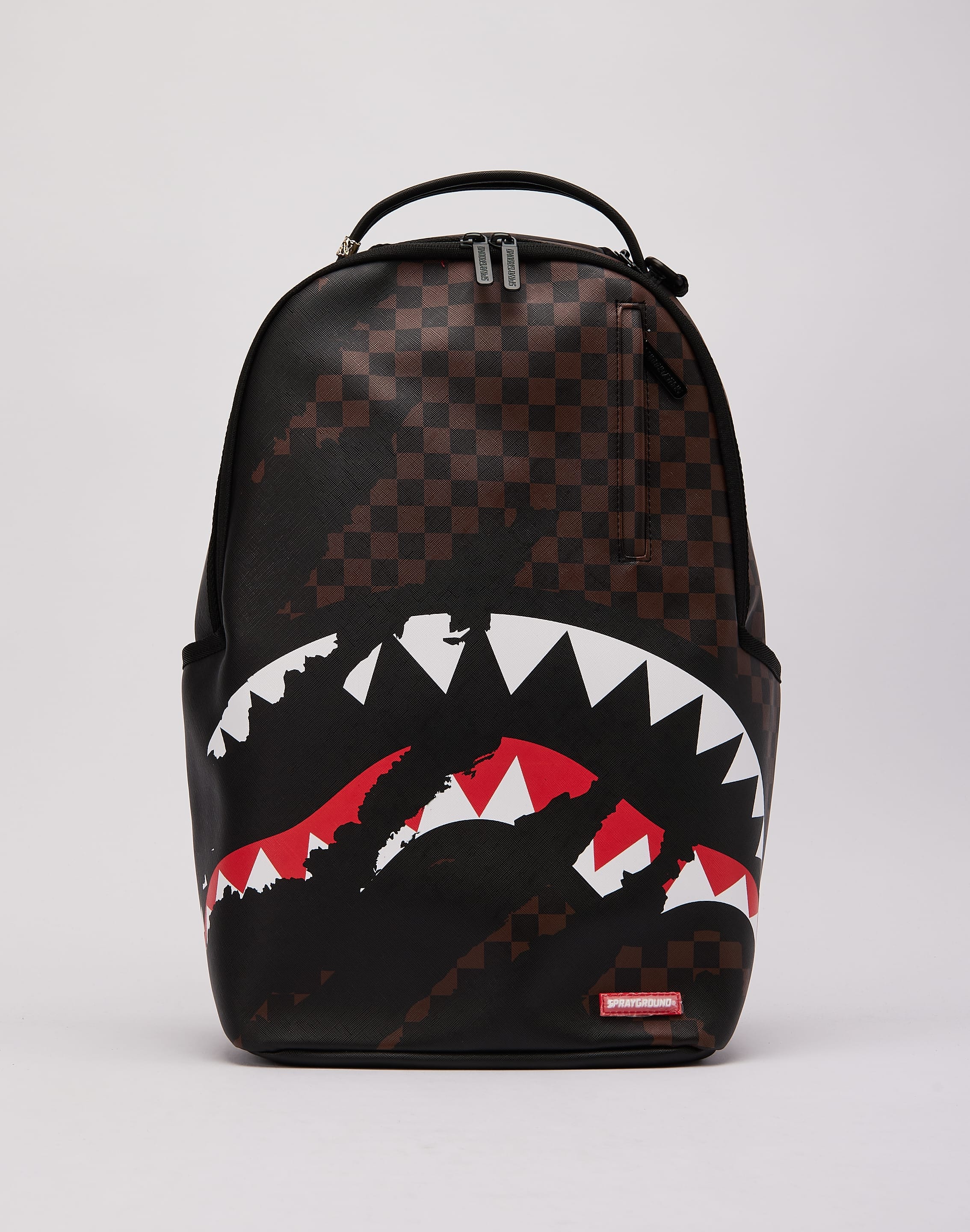 Sprayground Claw Tear Check Backpack