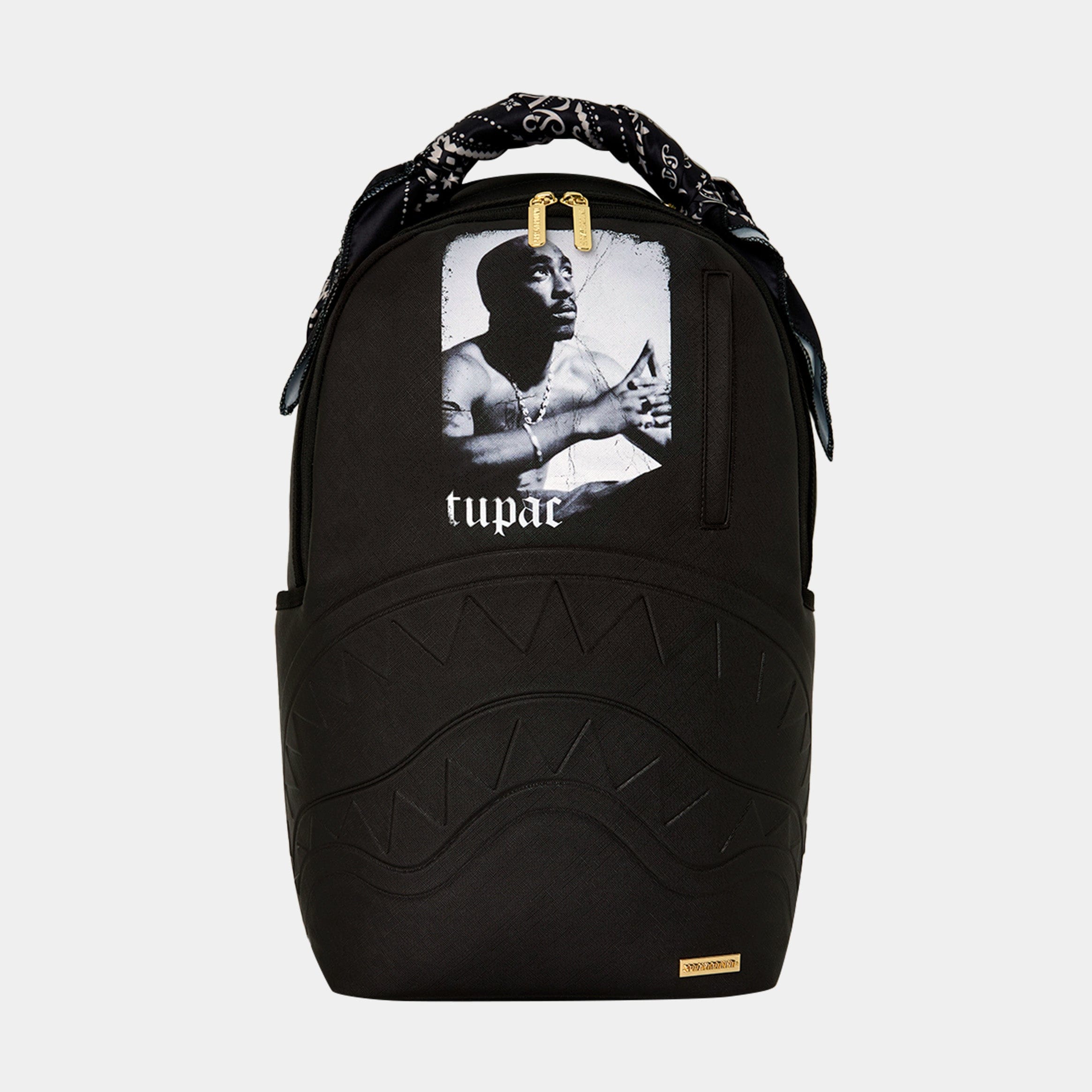 Sprayground Tupac Mens Backpack (Black/White)