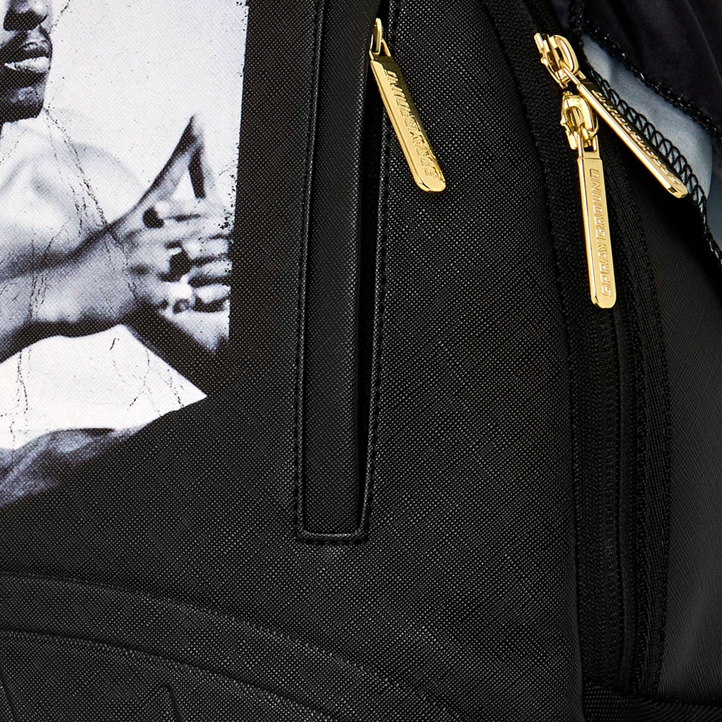 Sprayground Tupac Mens Backpack (Black/White)