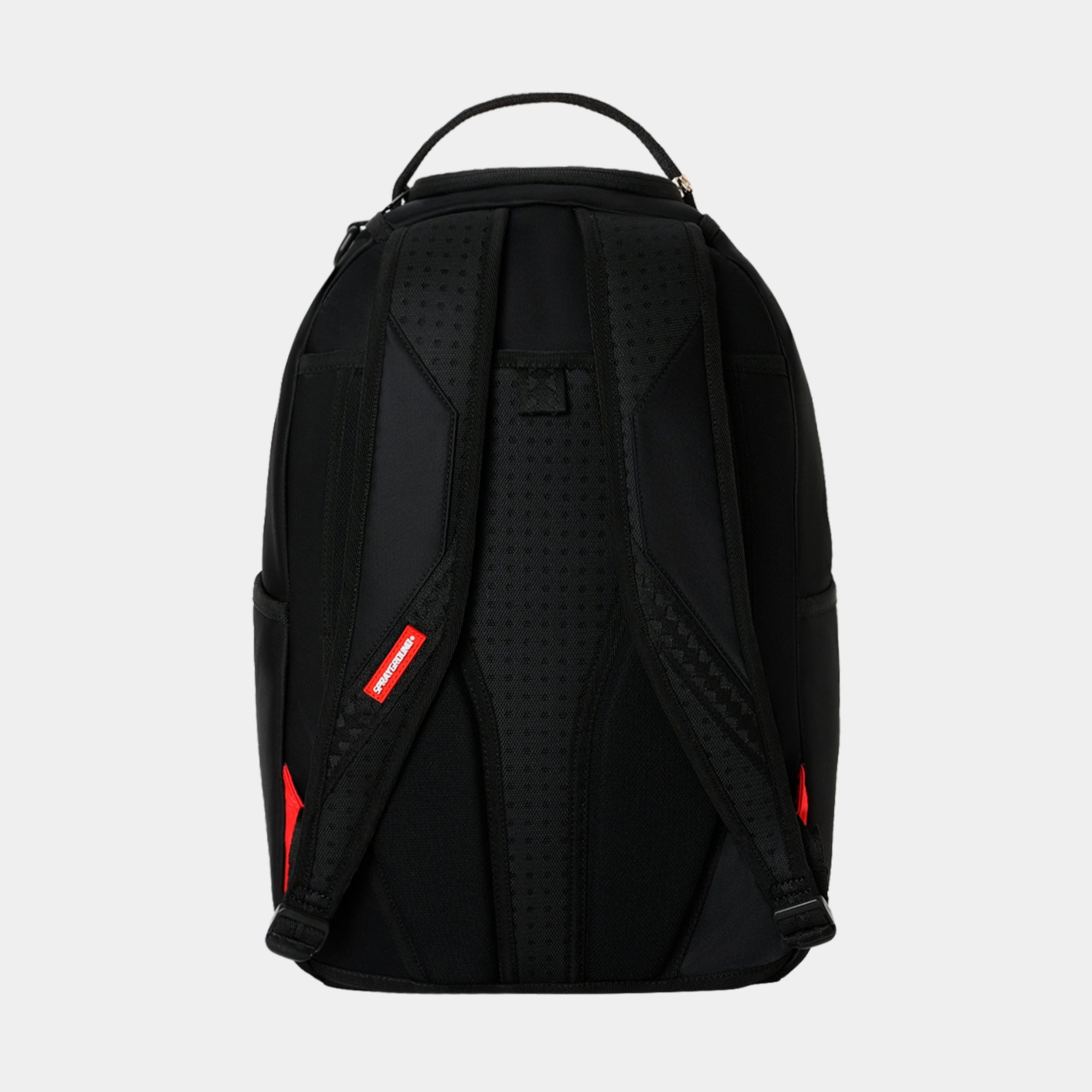 Sprayground Shark Central Blacked Out Embossed Nylon Mens Backpack (Black)