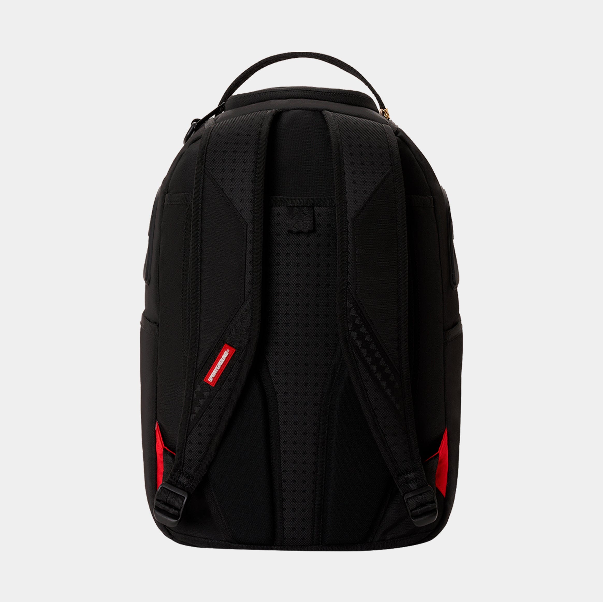 Sprayground Shark Central Printed Zip Mens Backpack (Black)