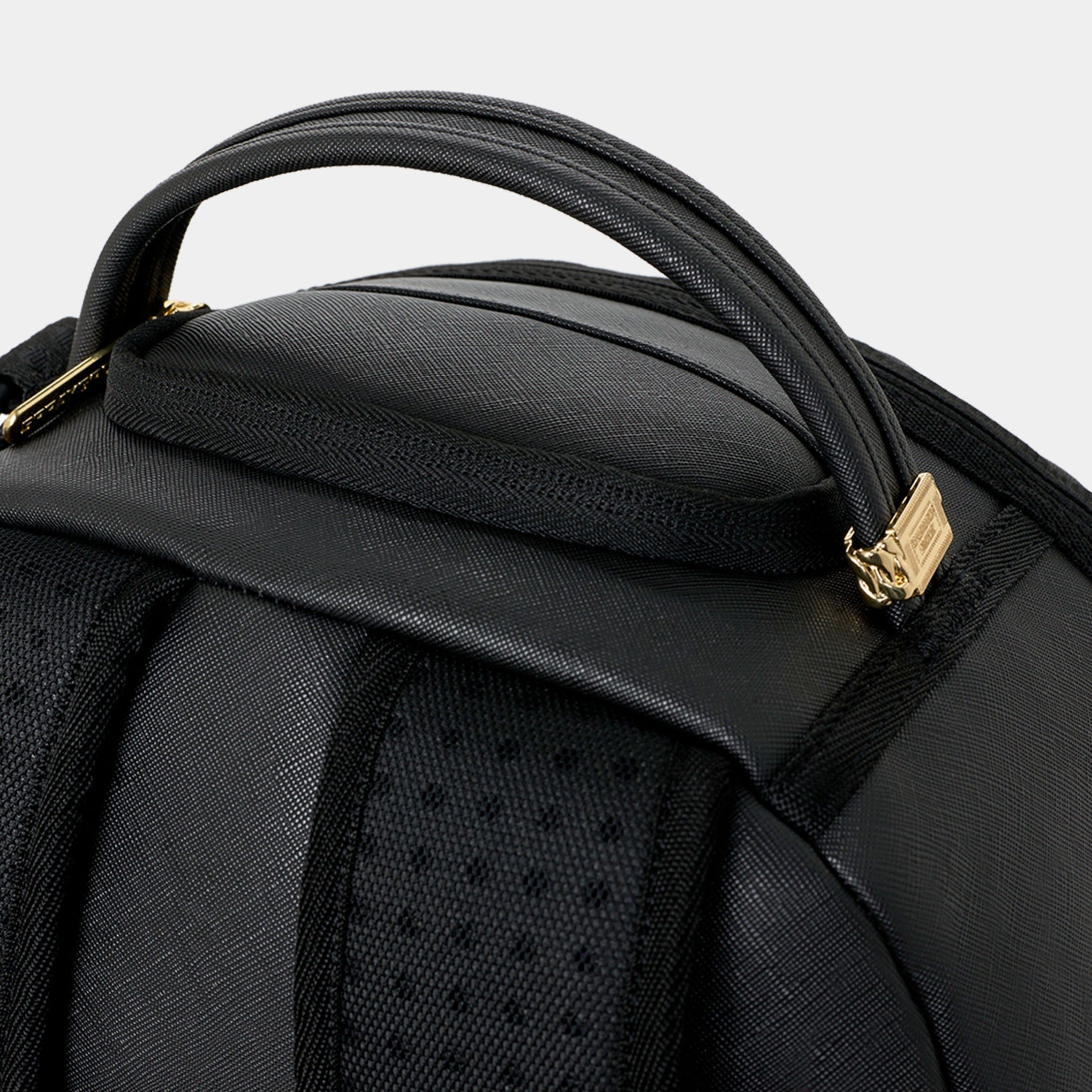 Sprayground Scarface Embossed Mens Backpack (Black/Gold)