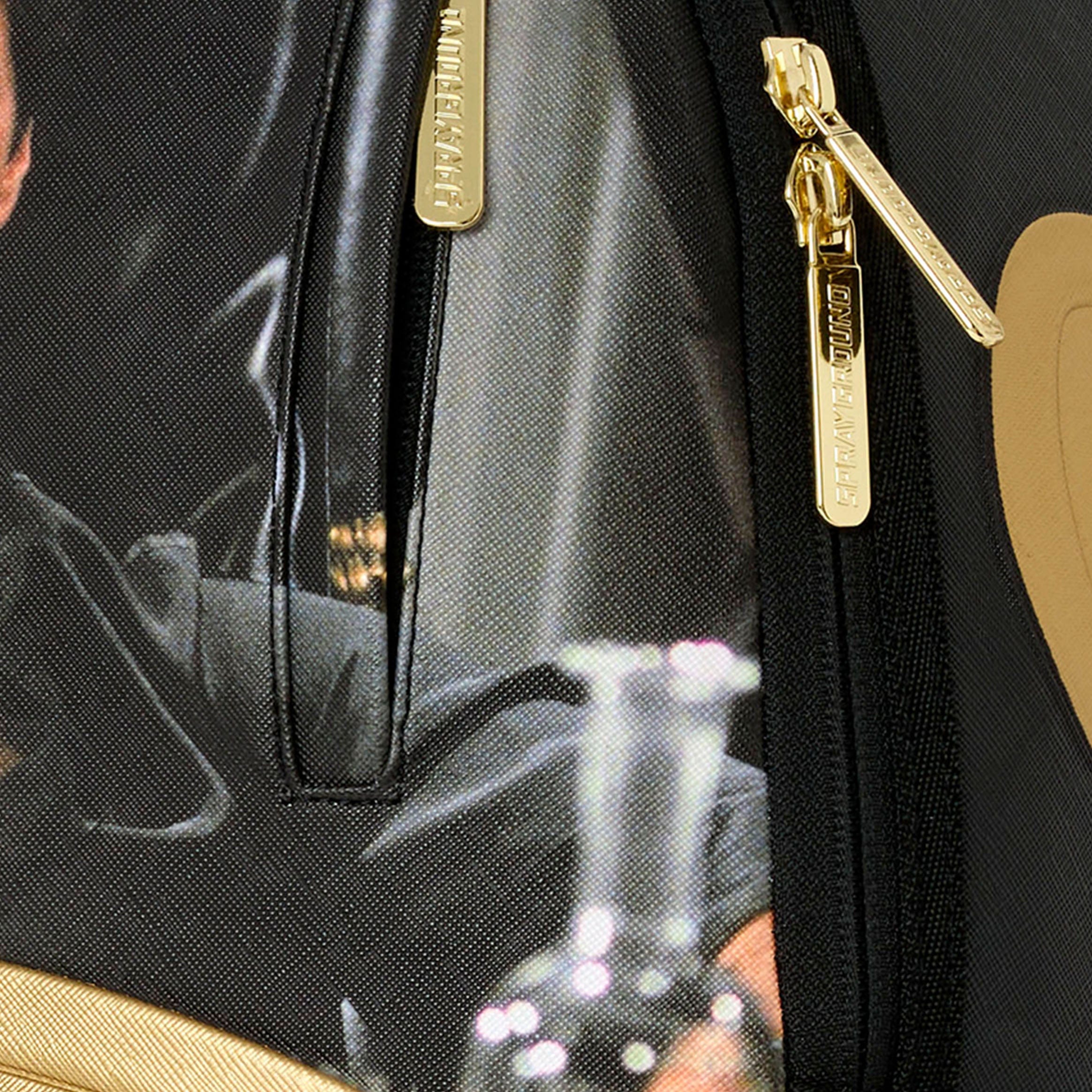Sprayground Scarface Embossed Mens Backpack (Black/Gold)