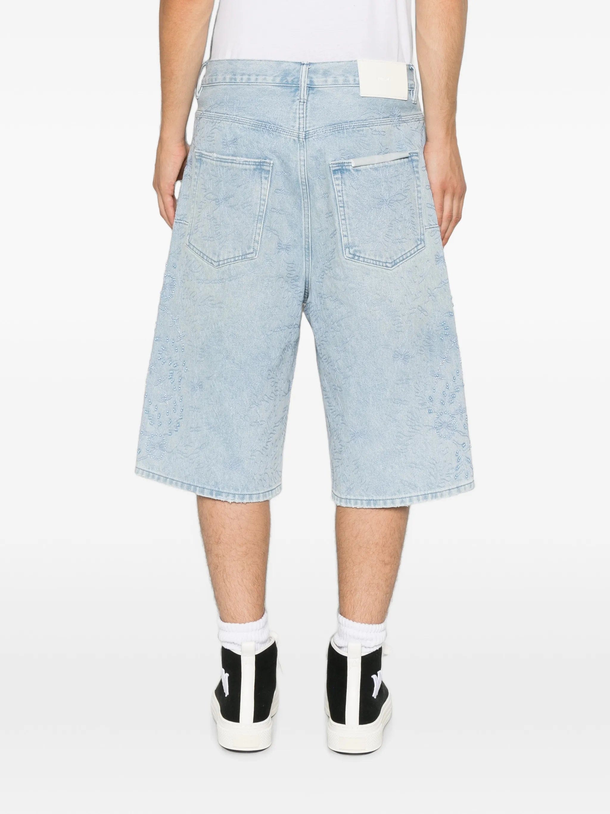 Purple Brand beaded - embellished shorts