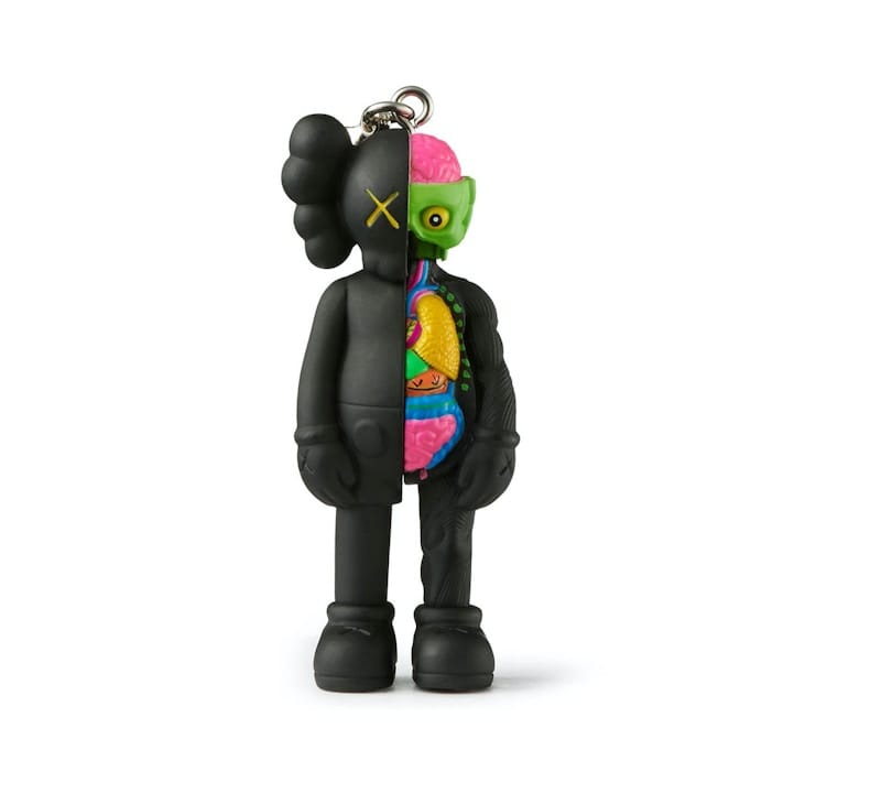 KAWS Tokyo First Flayed Companion Keychain Black (2021)