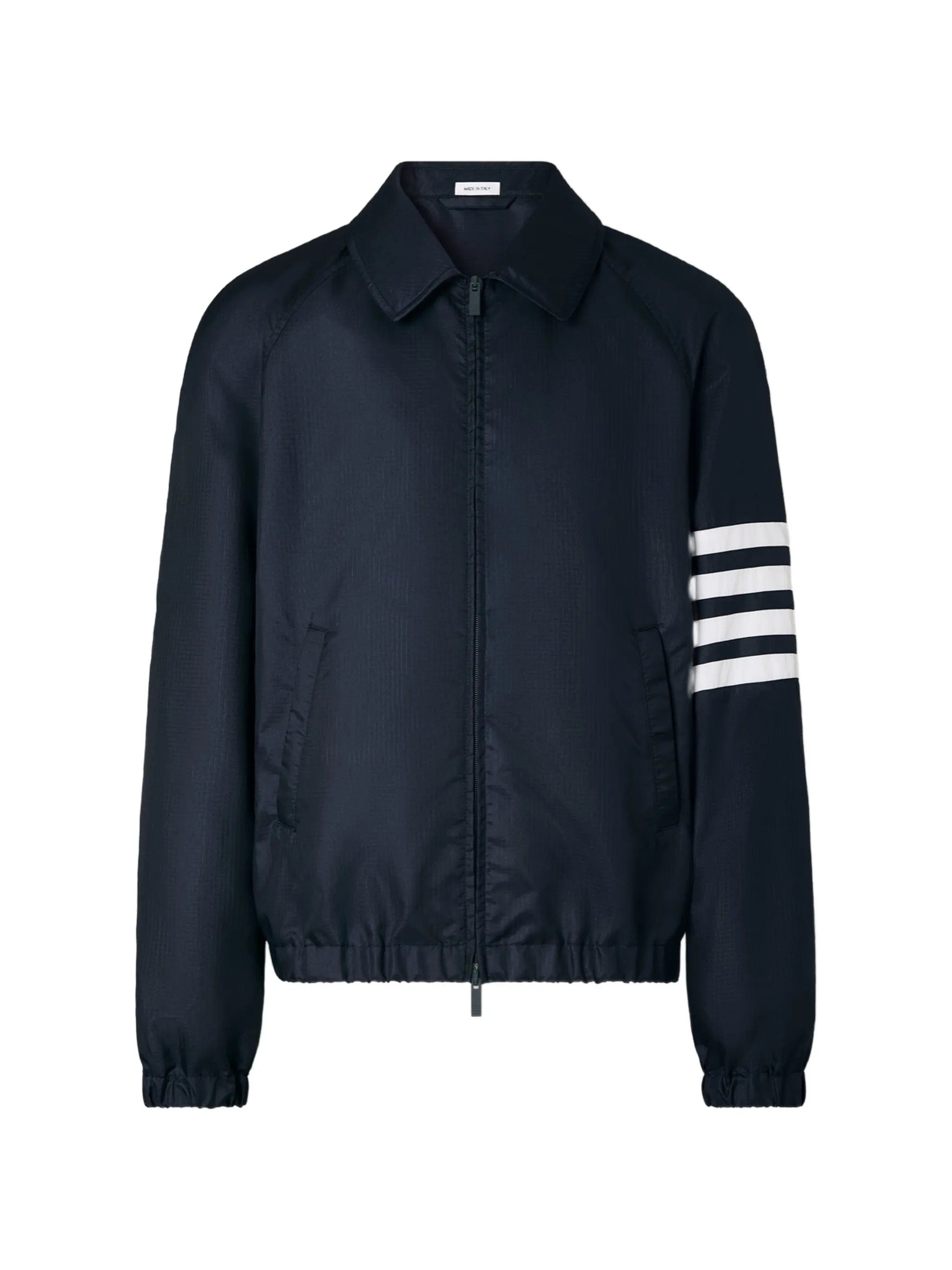Thom Browne Shiny Ripstop 4 - Bar track jacket