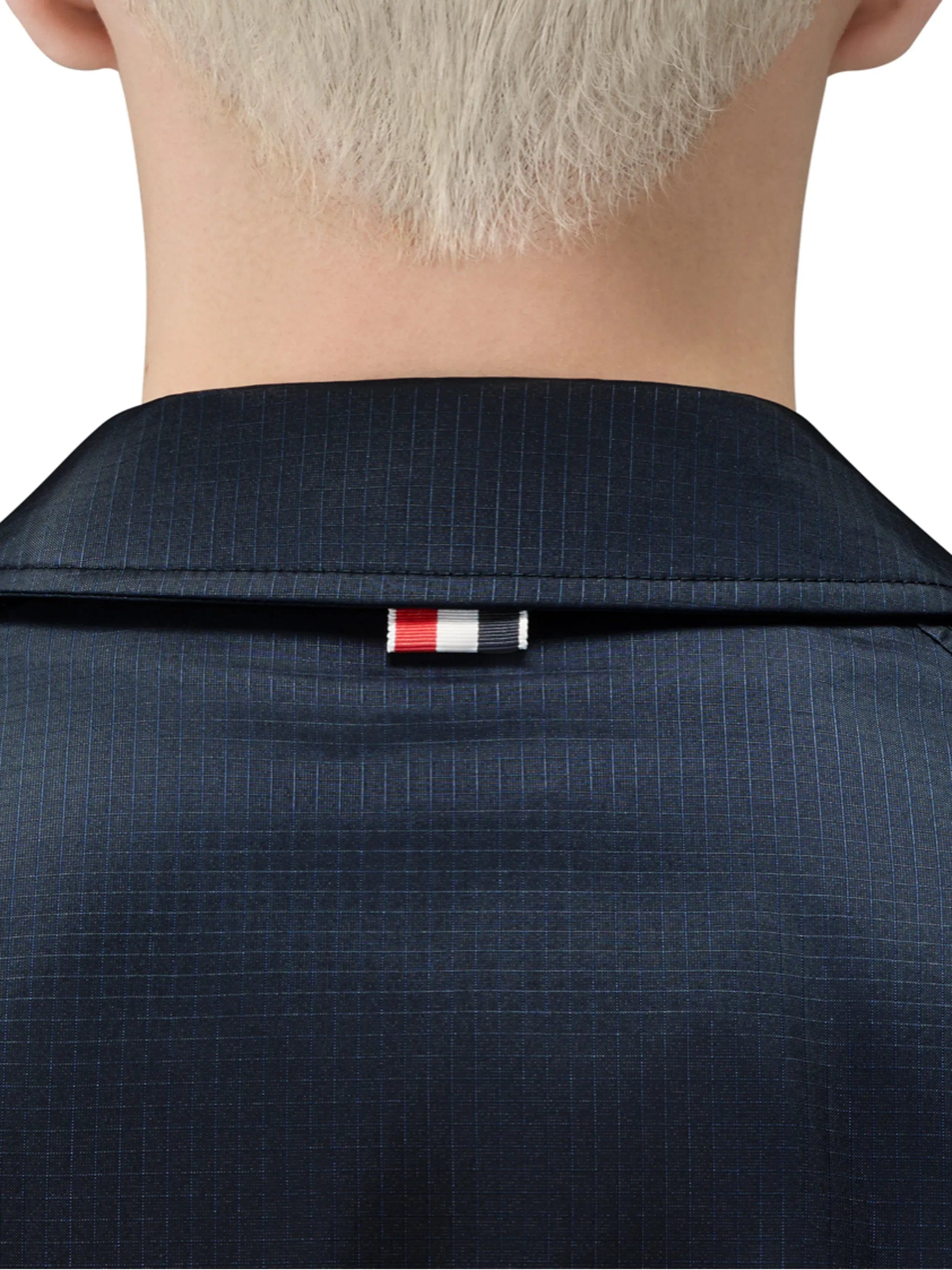 Thom Browne Shiny Ripstop 4 - Bar track jacket