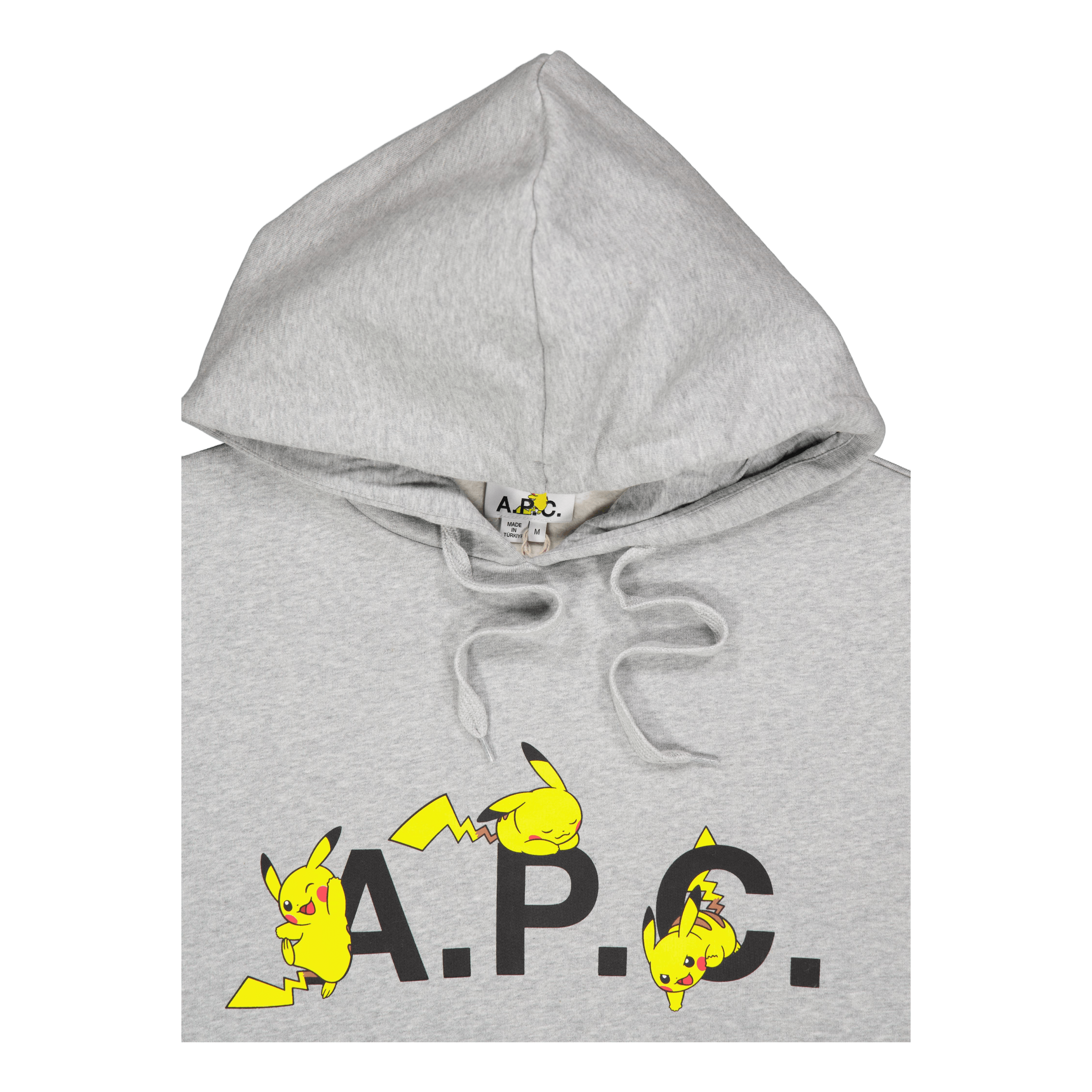 A.P.C. Hoodie Pokémon Pikachu Plb - Gris Clair Chine
