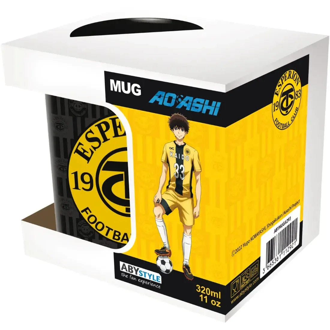 LEGO Ao Ashi - Ashito Aoi 33 Tokyo City Esperion Football Club Mug (Ceramic, 11 oz.) - ABYstyle