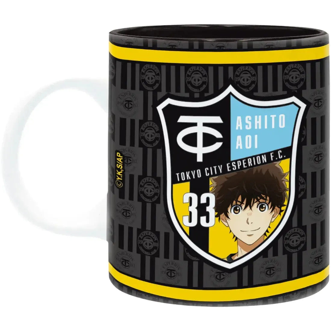 LEGO Ao Ashi - Ashito Aoi 33 Tokyo City Esperion Football Club Mug (Ceramic, 11 oz.) - ABYstyle