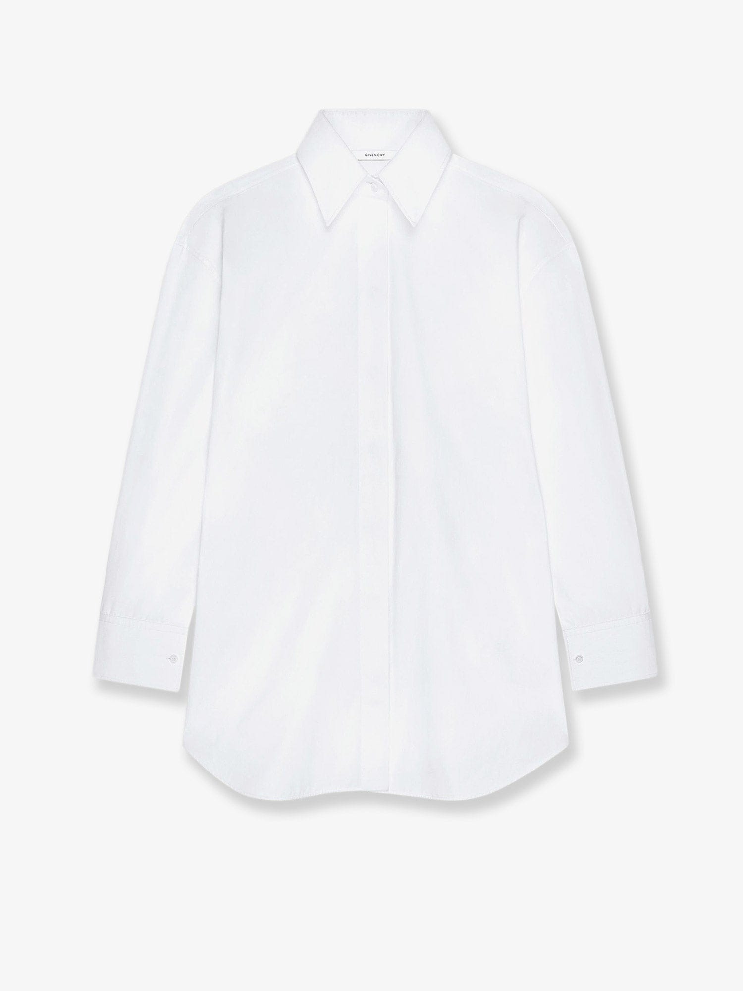 Givenchy Backless cotton shirt