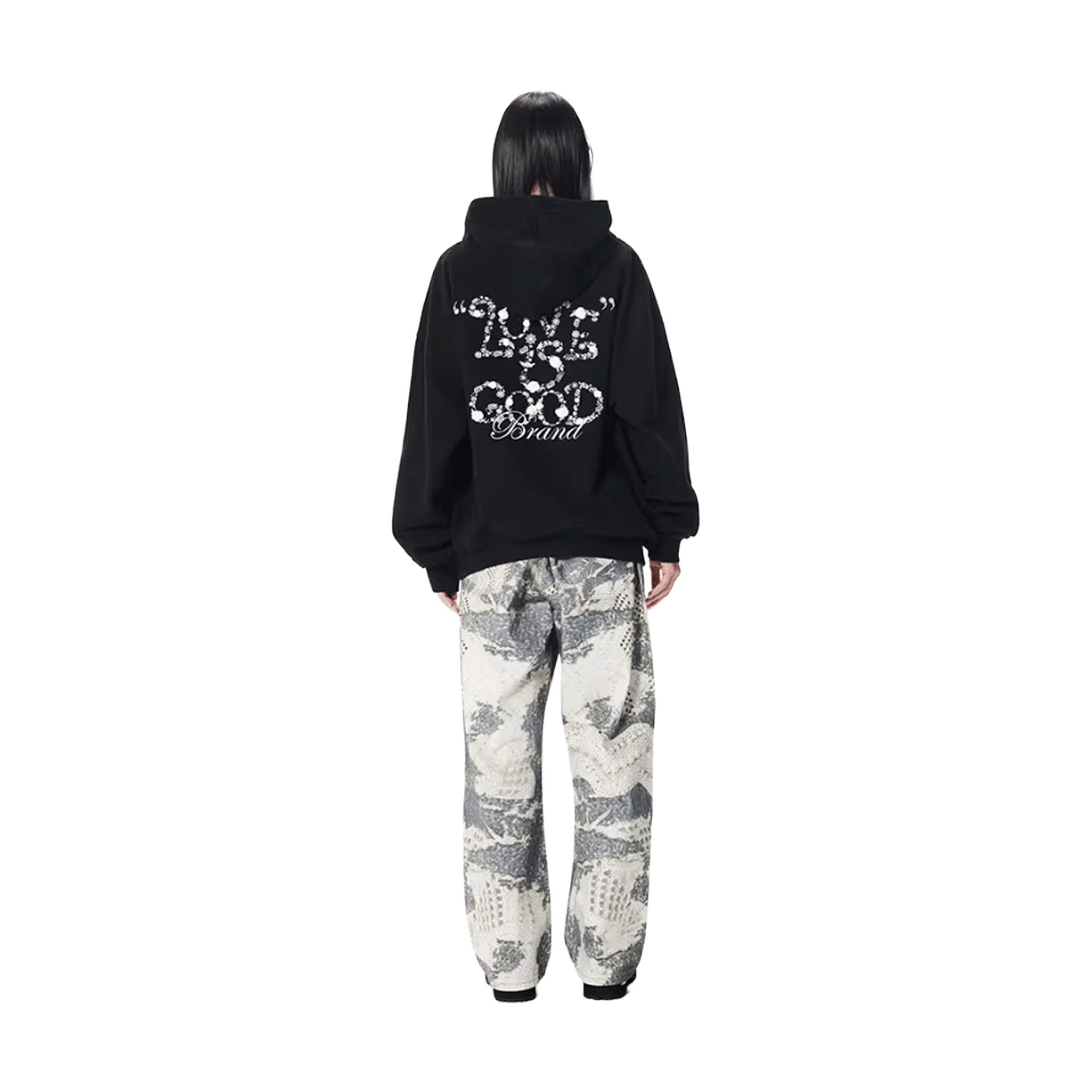 Goodbrand Flower Fragrance Hoodie Black (FW25)