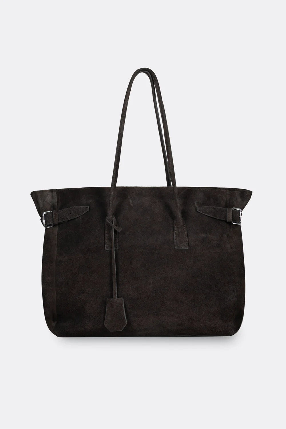 Aesthetic Pleasure Rocco Suede Shoulder Bag in Brown