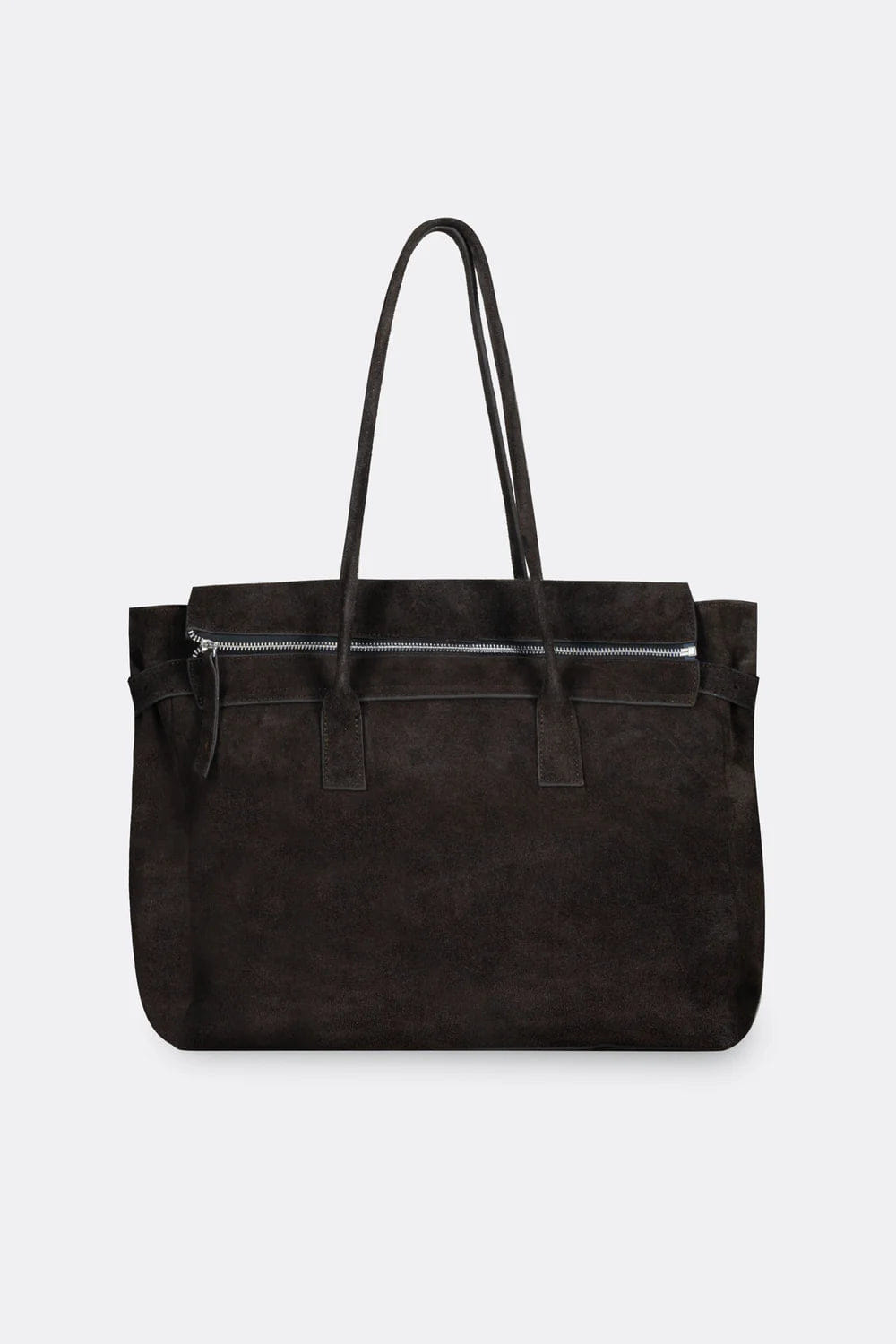 Aesthetic Pleasure Rocco Suede Shoulder Bag in Brown