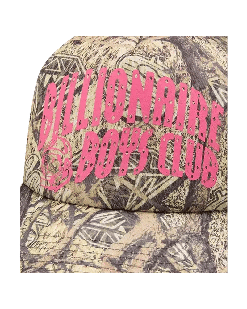 Billionaire Boys Club Diamonds & Dollars Tree Camo Arch Logo Trucker Cap
