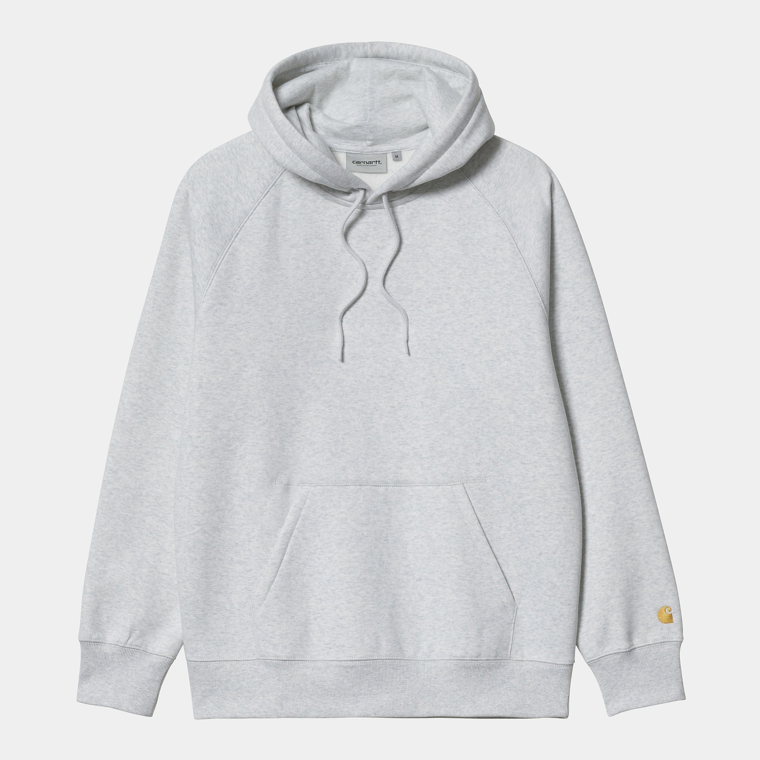 Carhartt WIP Hooded Chase Sweatshirt - Ash Heather