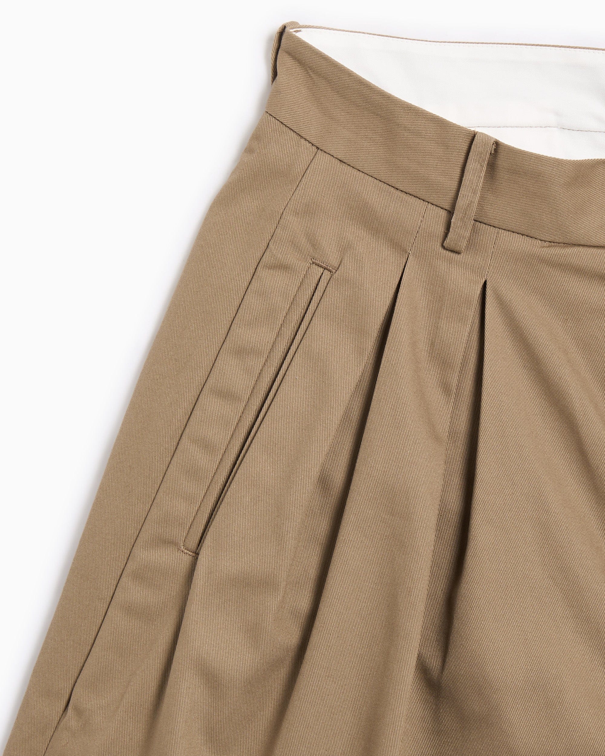 Brain Dead Pantalones cortos Brain Dead x Brooks Brothers Pleated Chino para hombre