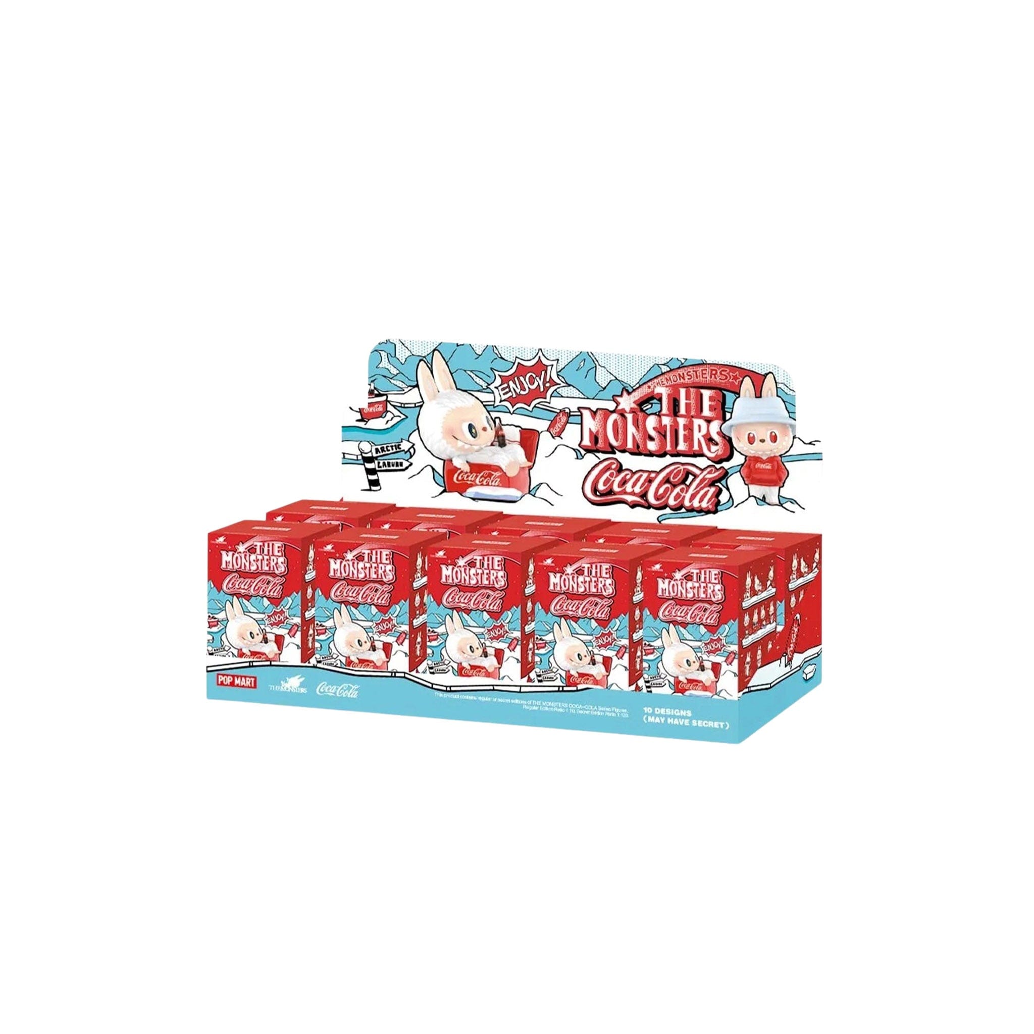 the monsters Pop Mart The Monsters Labubu Coca - Cola Series Sealed Case (1 Blind Box)