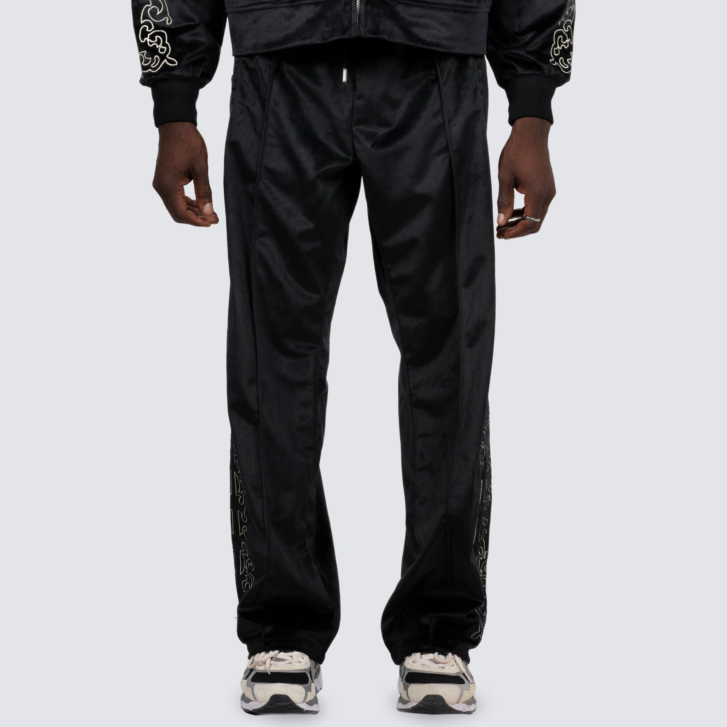 Pleasures UNQUOTE VELOUR TRACK PANTS
