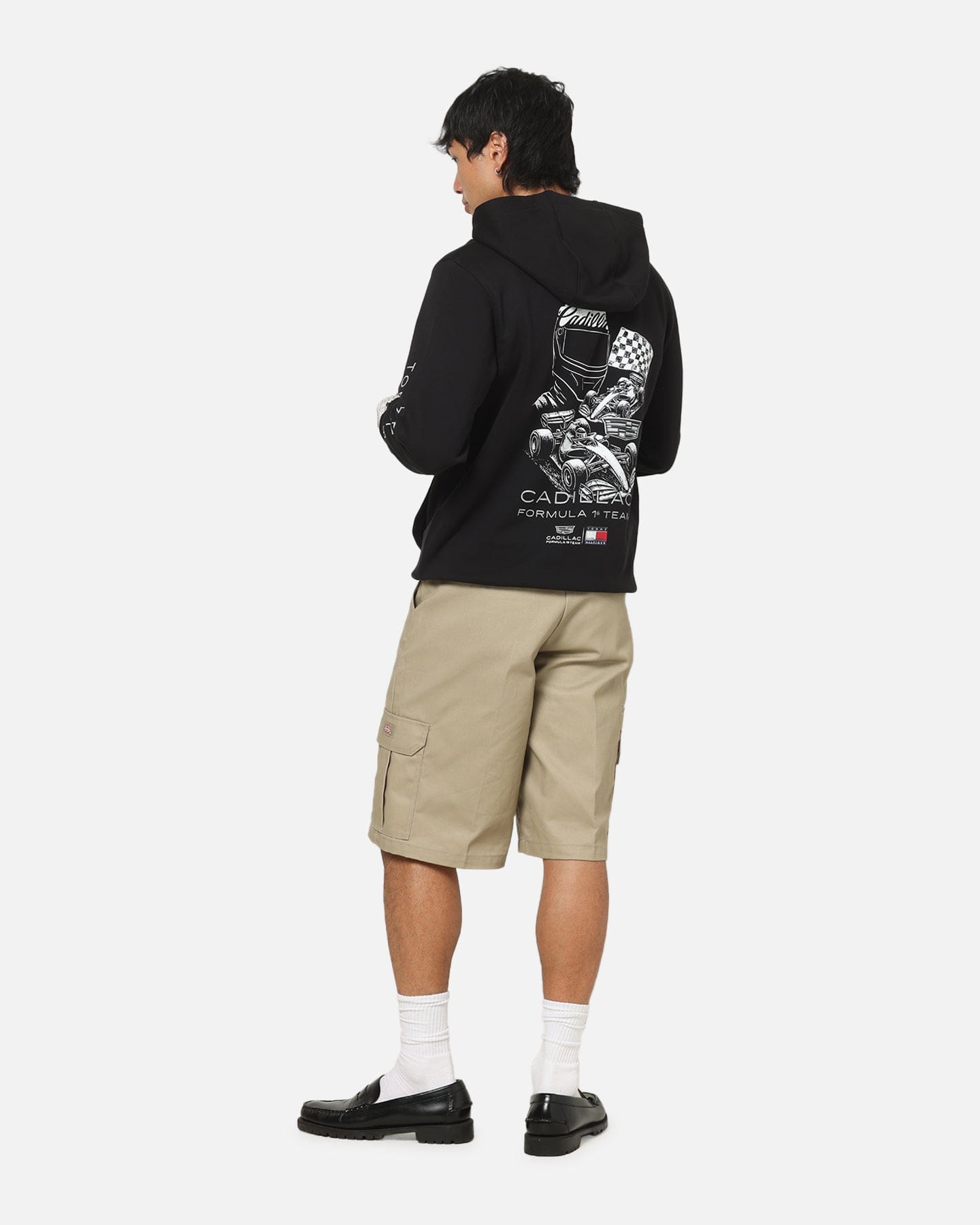 TOMMY JEANS Tommy Hilfiger x Cadillac Formula 1 Team Car Graphic Hoodie Black