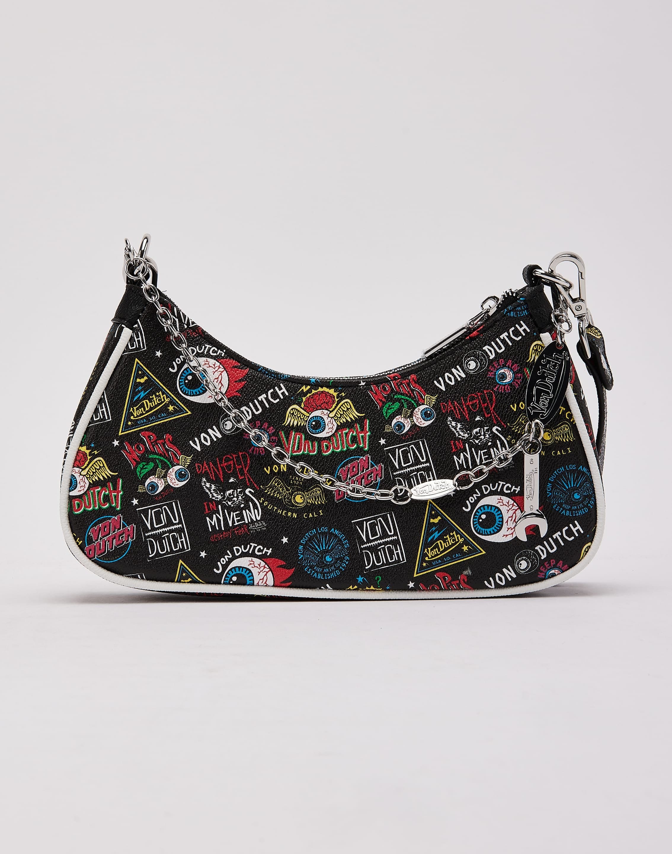 Von Dutch Multi - Logo Shoulder Bag