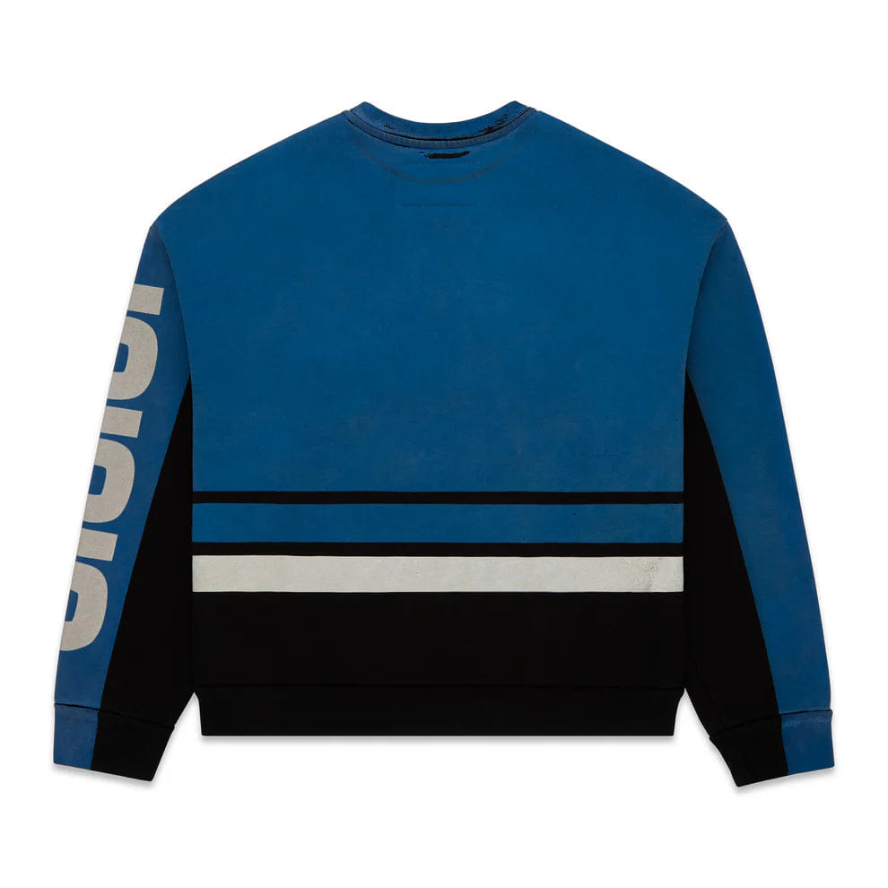 Sp5der Triple Five Crewneck Blue
