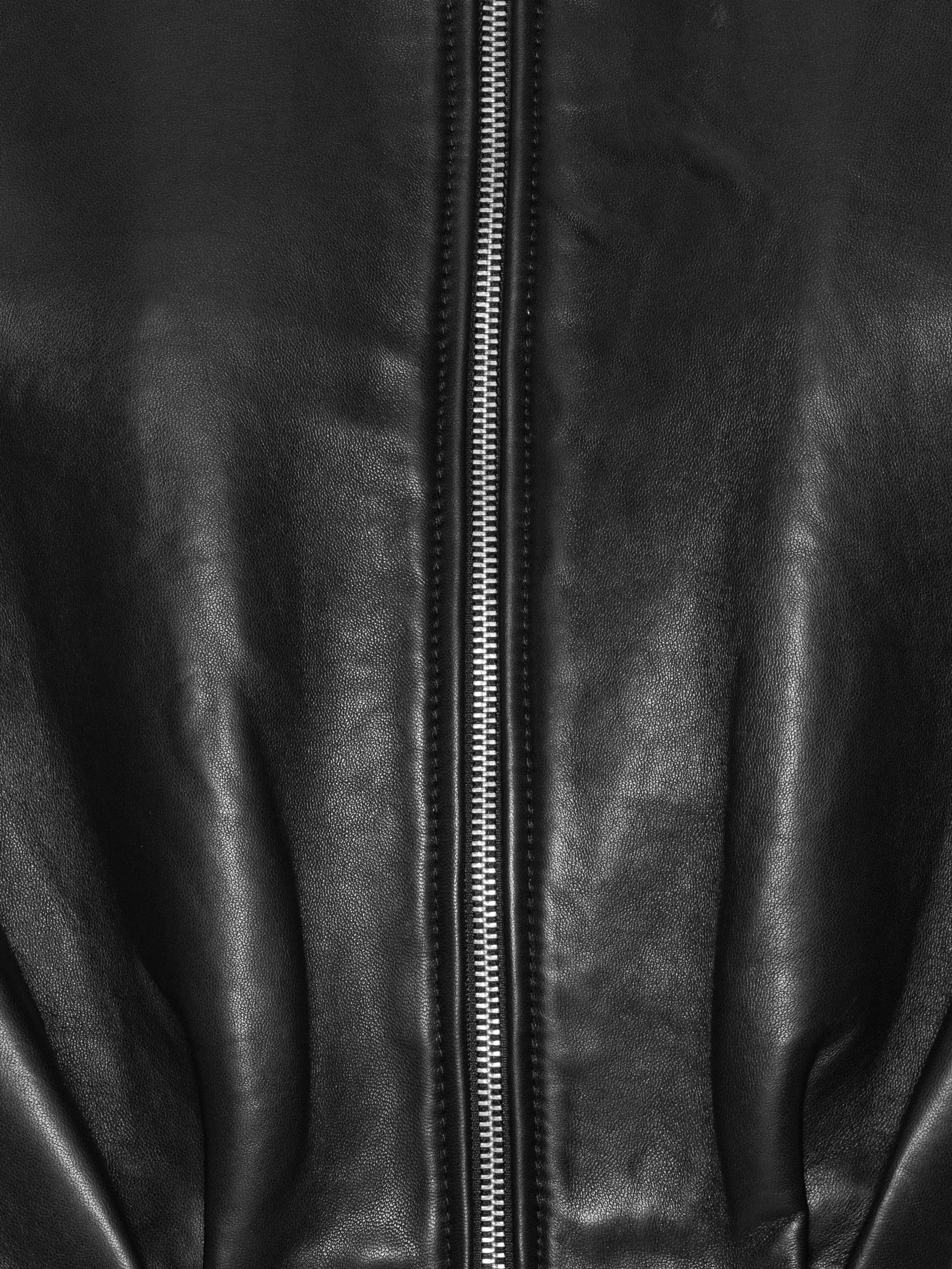 Rotate Birger Christensen collared leather jacket