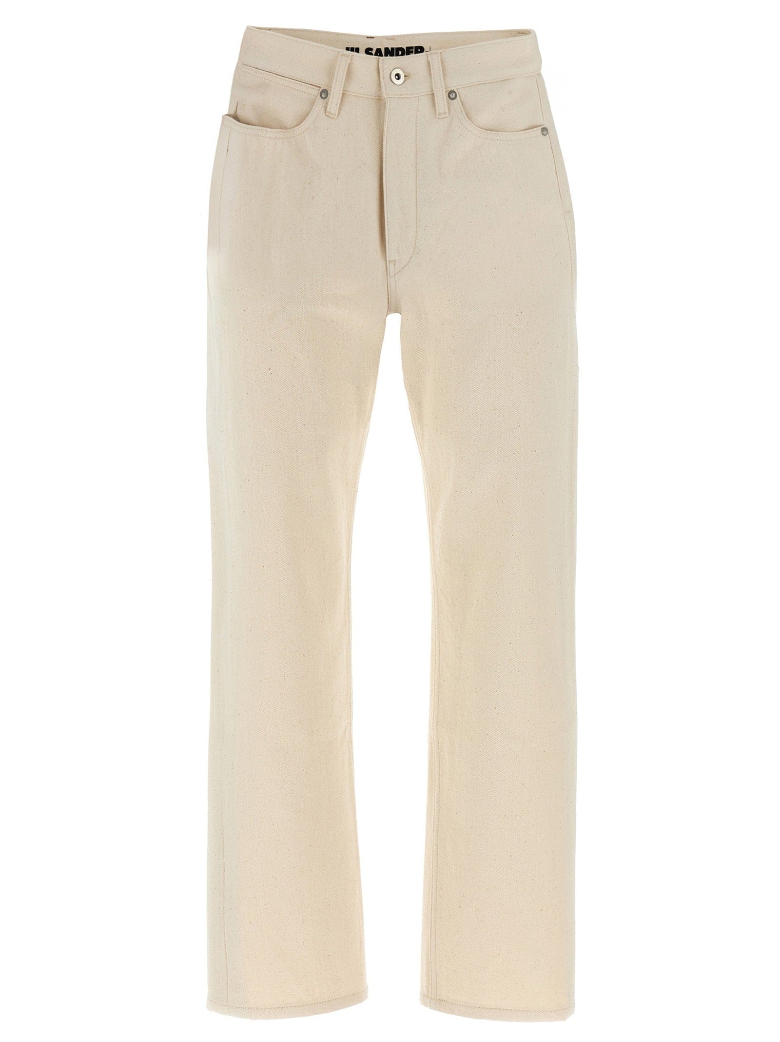 Jil Sander Japanese Raw Denim Jeans — Off - White