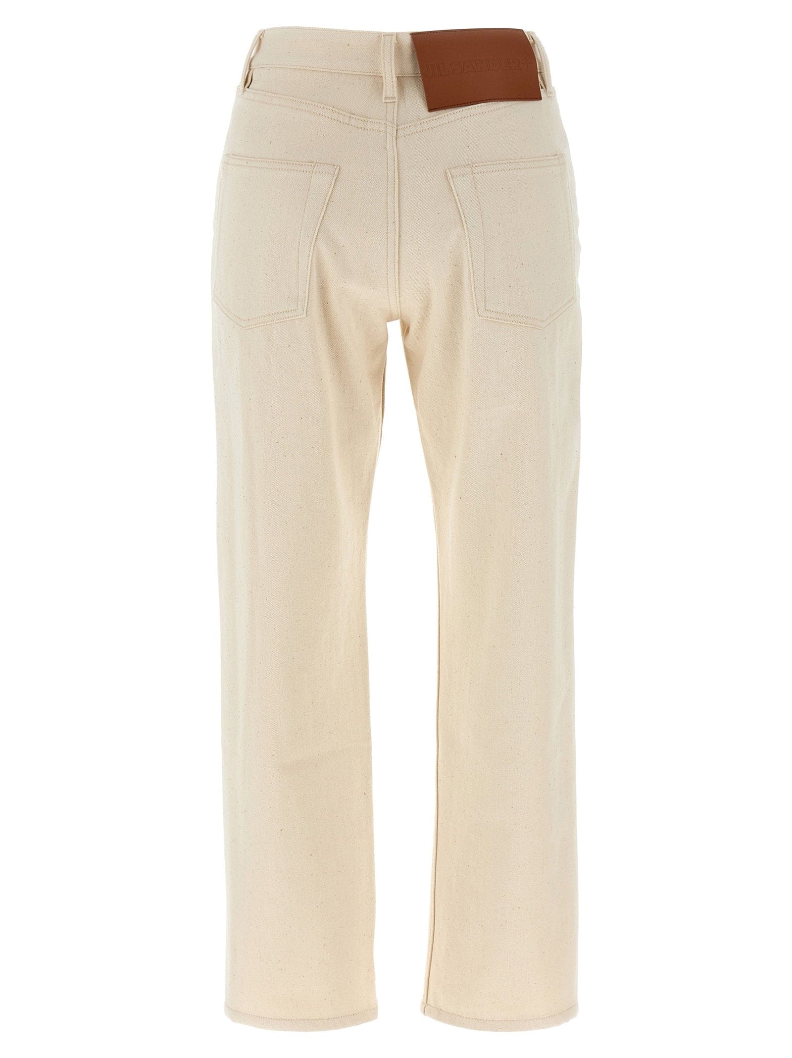 Jil Sander Japanese Raw Denim Jeans — Off - White