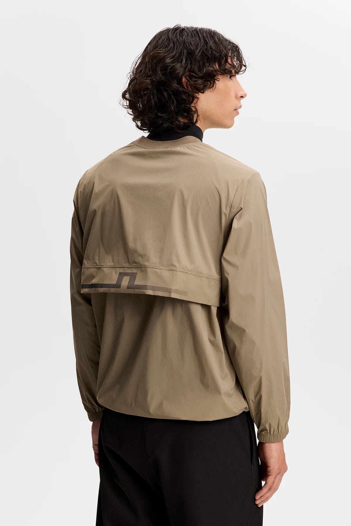 J. Lindeberg Ulf Crewneck Windbreaker - Brindle