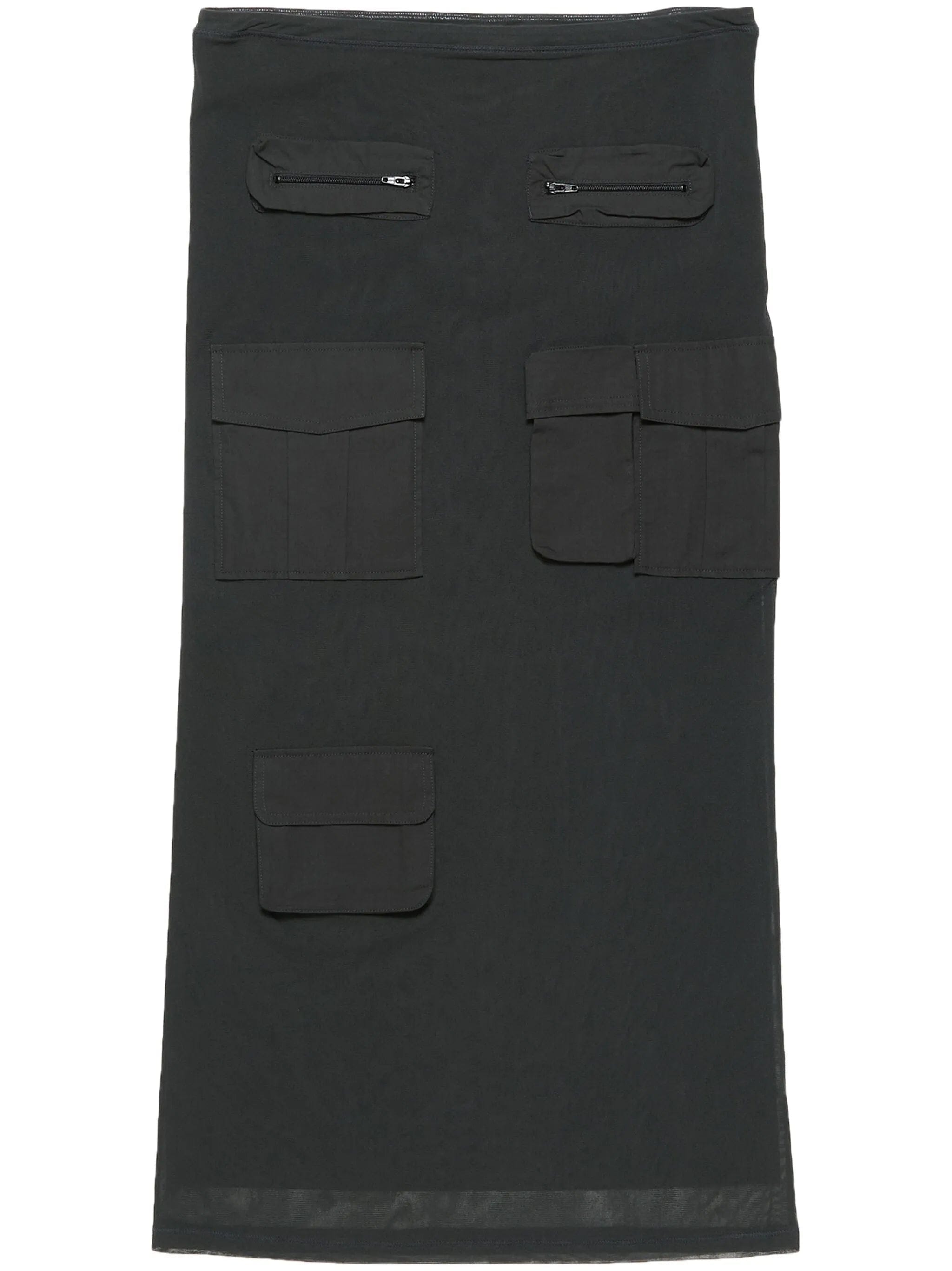 Acne Studios cargo mesh skirt