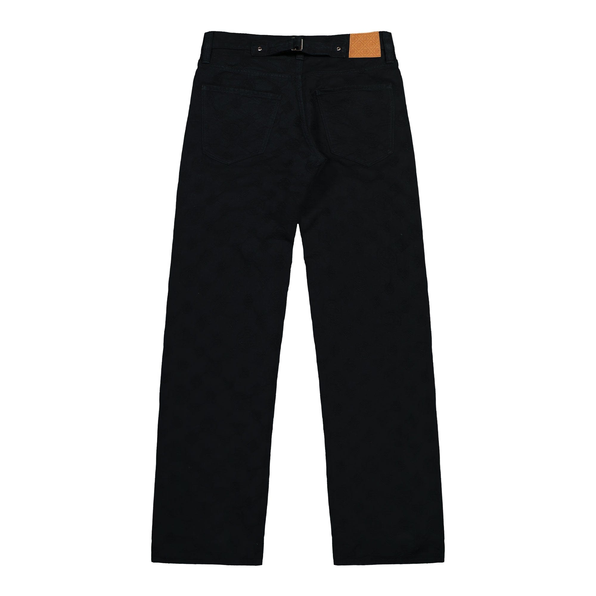 Casablanca Denim Monogram Straight Leg Jeans