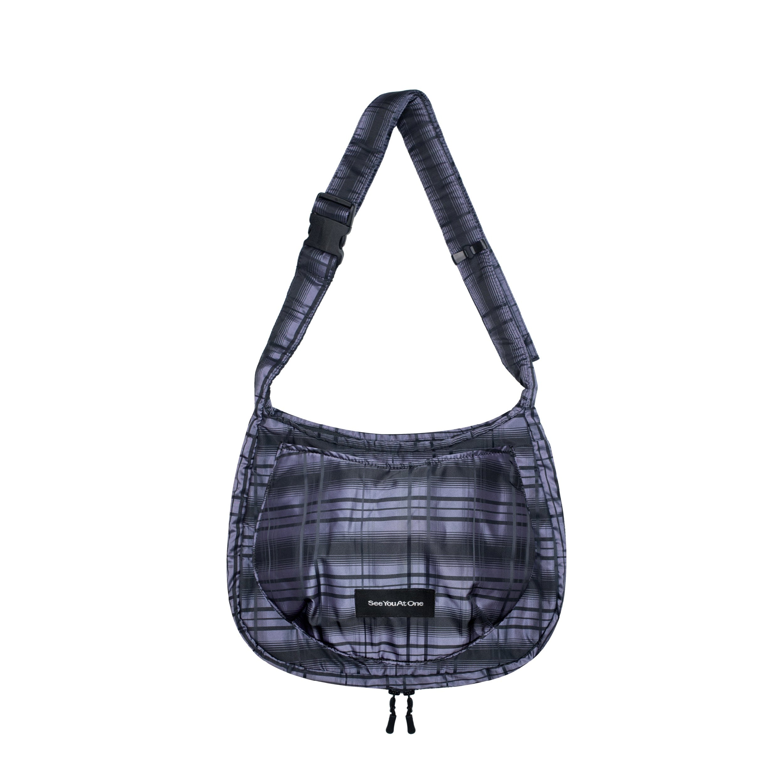 See You At One Slams Sling Bag - Plaided Purple