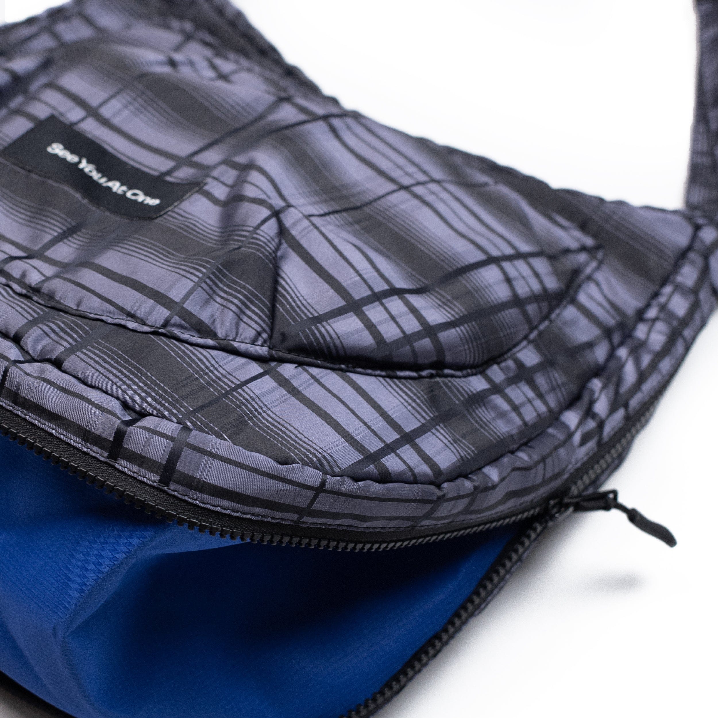 See You At One Slams Sling Bag - Plaided Purple