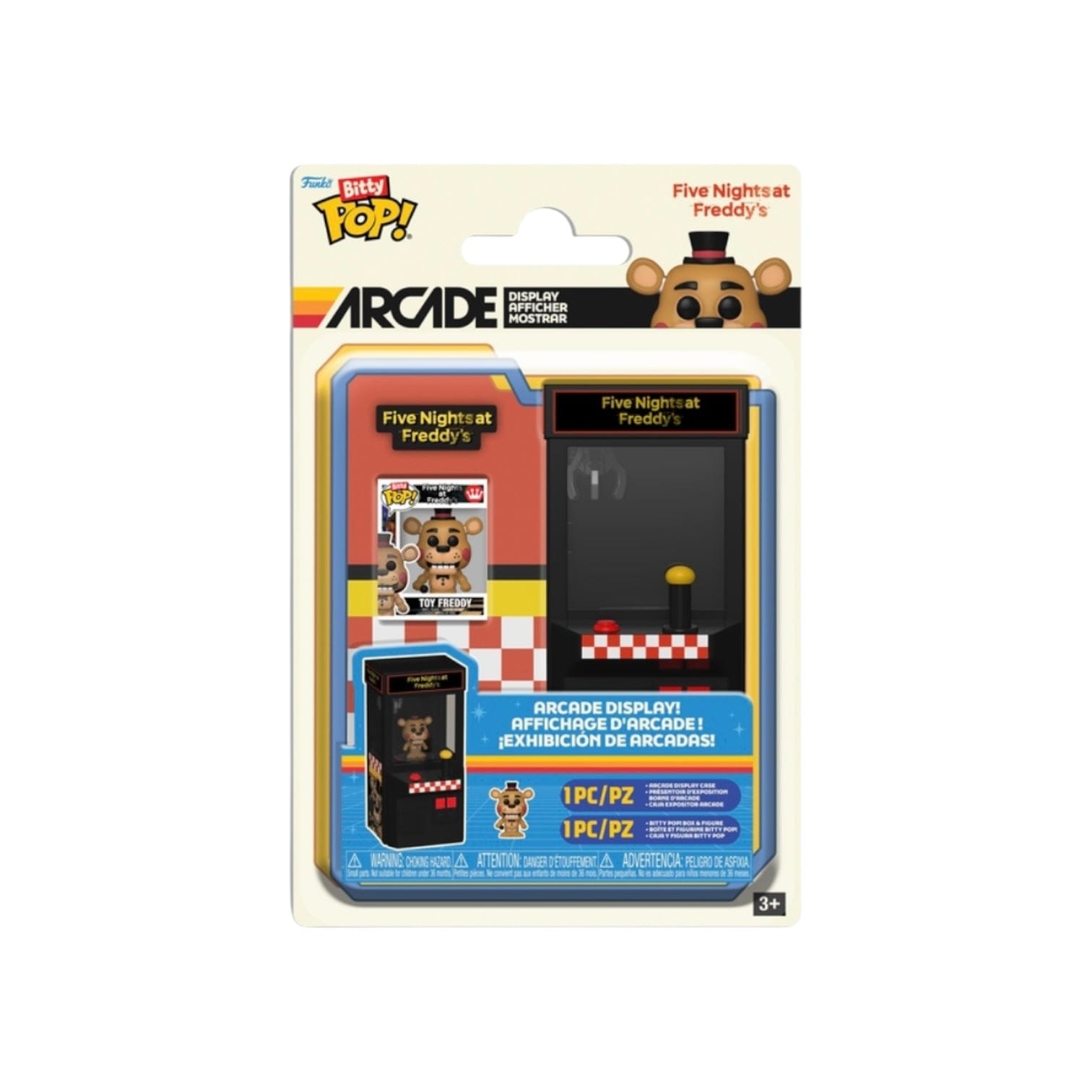 Funko Pop! Toy Freddy Bitty Arcade Cabinet Funko Pop - Five Nights at Freddy's