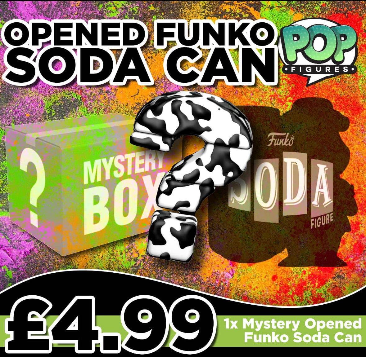 Pop Figures | Funko | Pop Funko | Funko Pop Mystery Opened Soda